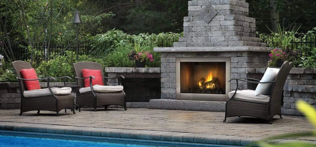 Napoleon Riverside 42 Clean Face Outdoor Gas Fireplace GSS42