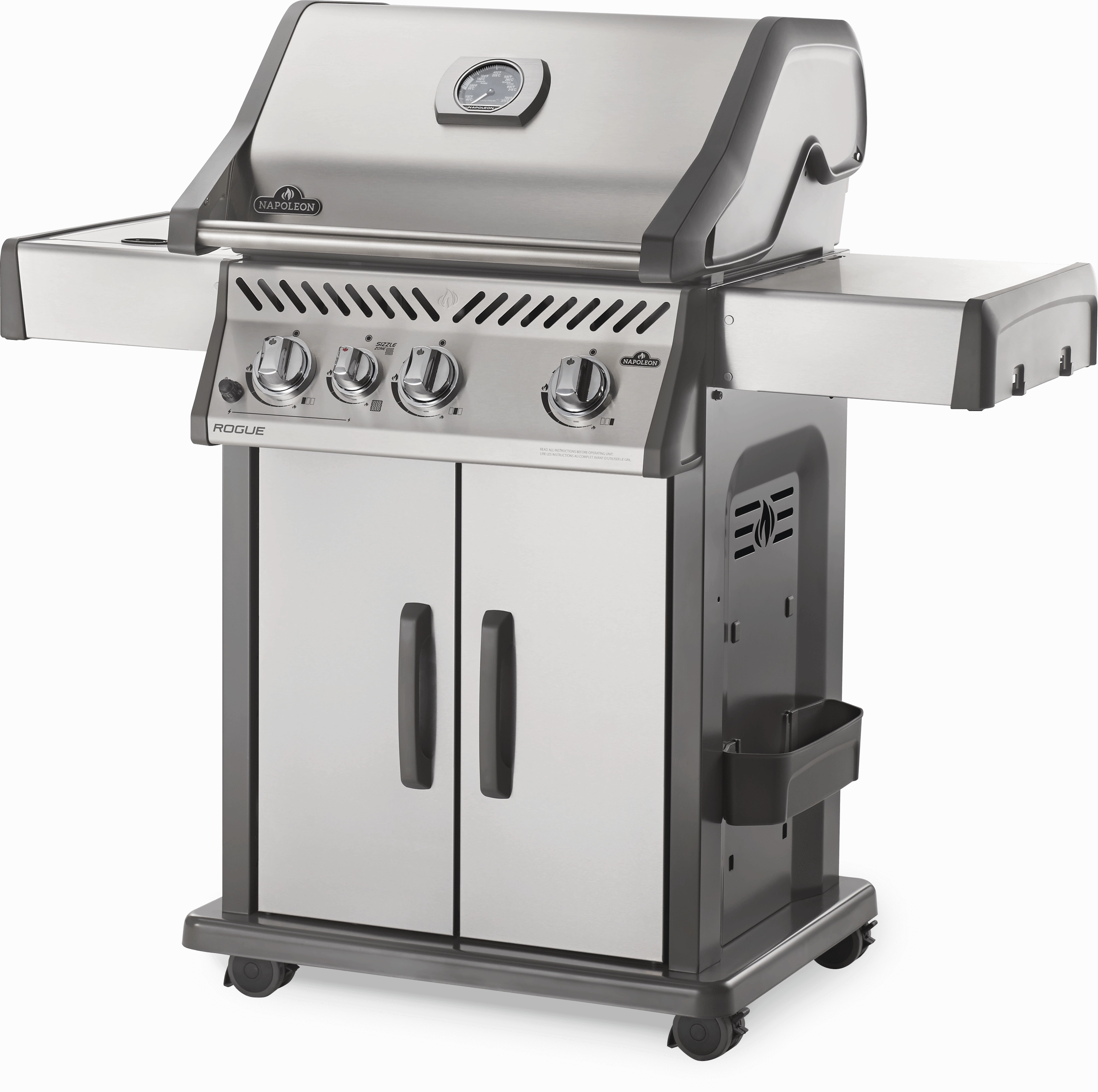 Napoleon Rogue 425 SIB Stainless Steel Propane Gas Grill Barbecue - R425SIBPSS outdoor griddle for camping trips