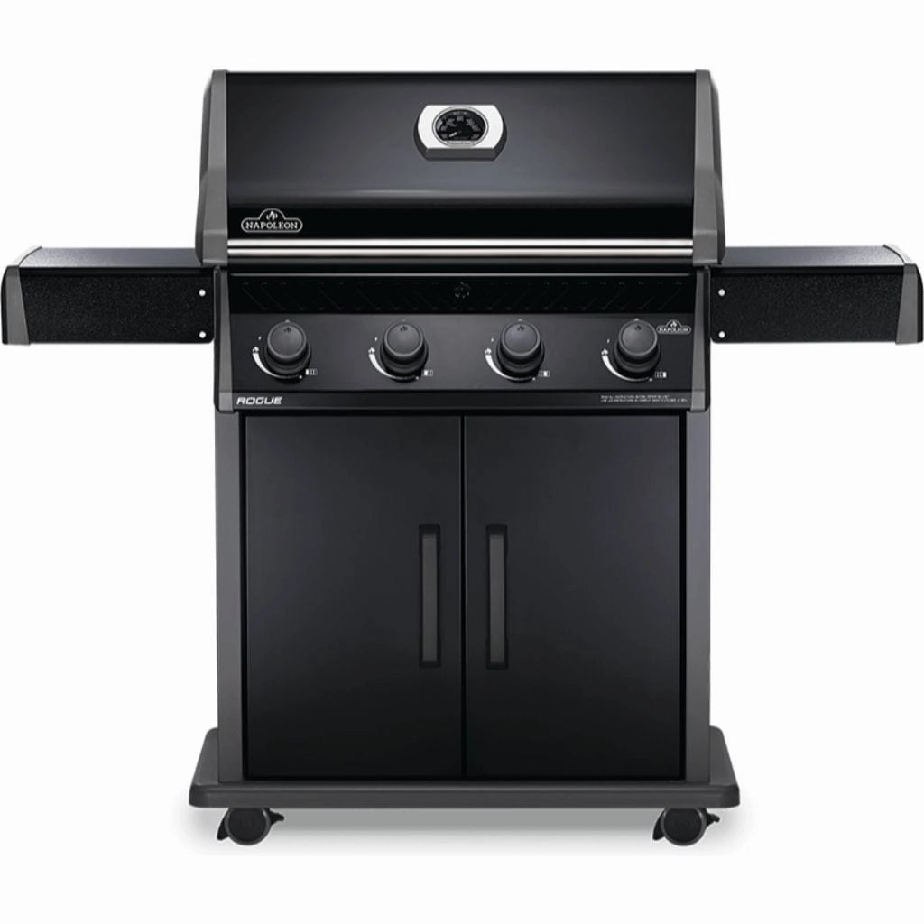 Napoleon Rogue 525 Black Liquid Propane Gas Grill R525PK-1 professional outdoor BBQ grill set