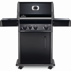 Napoleon Rogue XT 425 SIB with Infrared Side Burner Gas Grill RXT425SIB stainless steel BBQ grill with side table