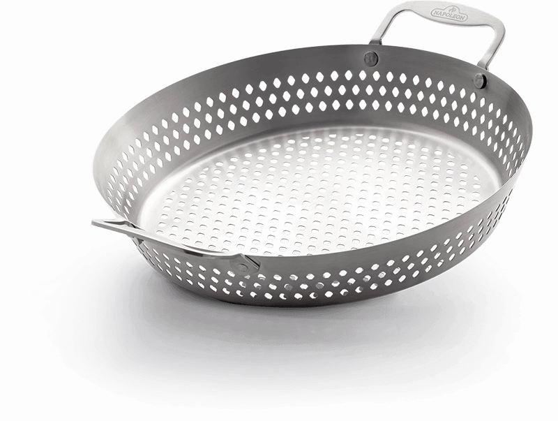 Napoleon Stainless Steel Grilling Wok 56027Stainless steel BBQ tool set