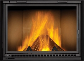 Napoleons High Country 5000 Wood Burning Fireplace NZ5000stone-look outdoor patio fireplace