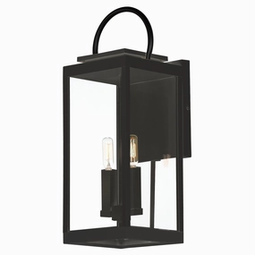 Nassau Vivex Two Light Outdoor Wall Sconce BlackOutdoor wall sconces with motion sensor