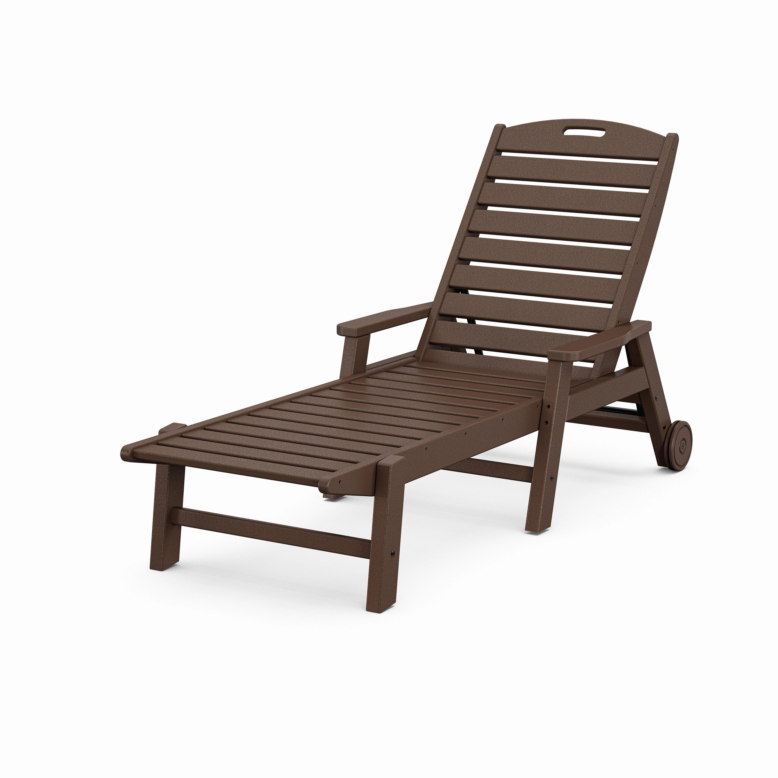 Nautical Chaise with Arms & Wheels