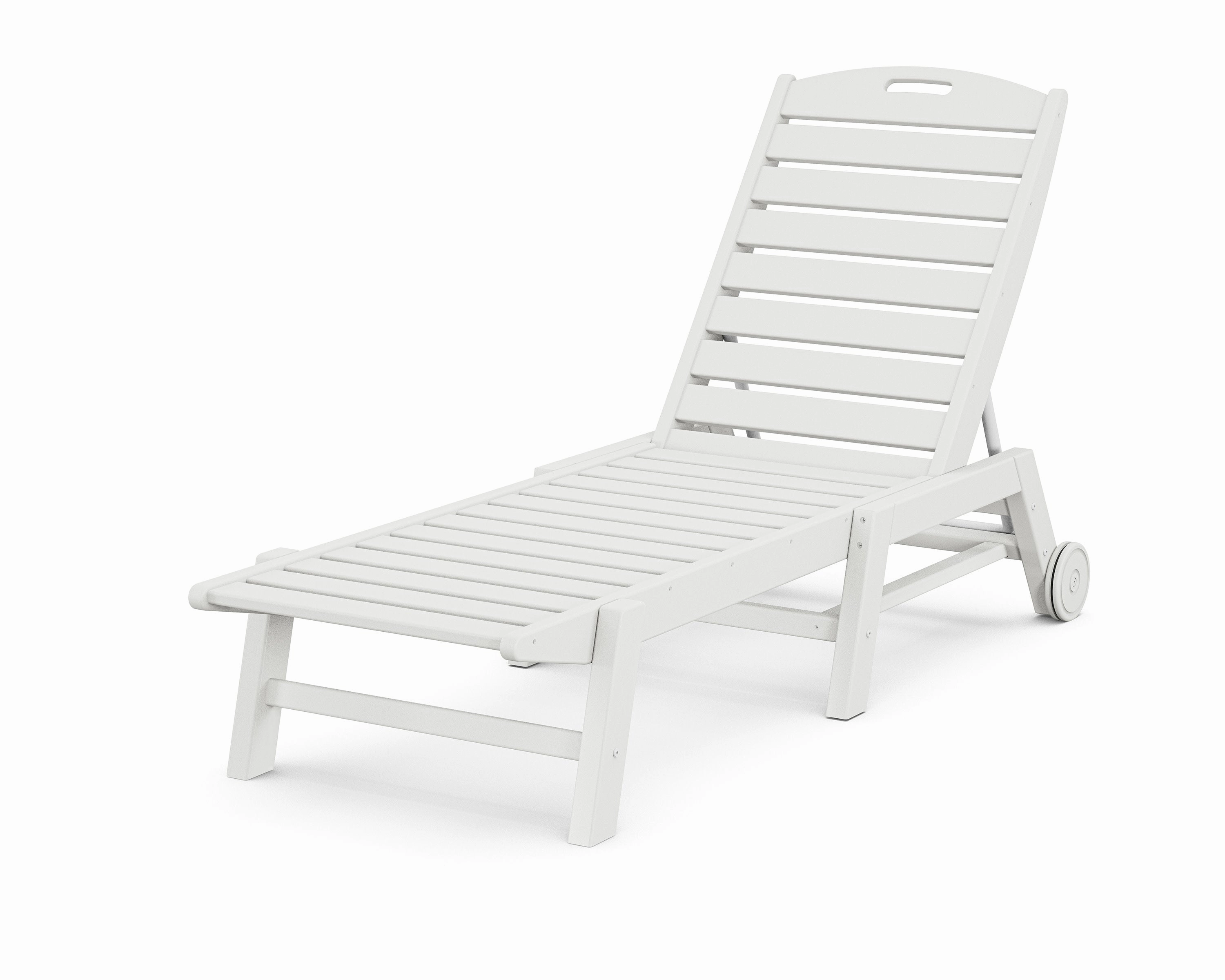 Nautical Chaise with Wheels