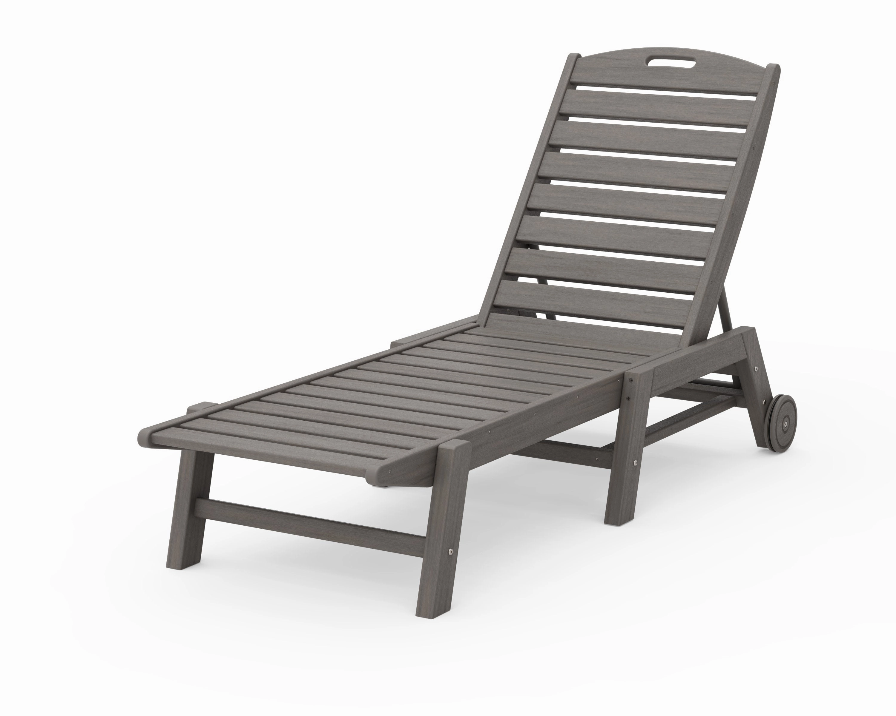 Nautical Chaise with Wheels