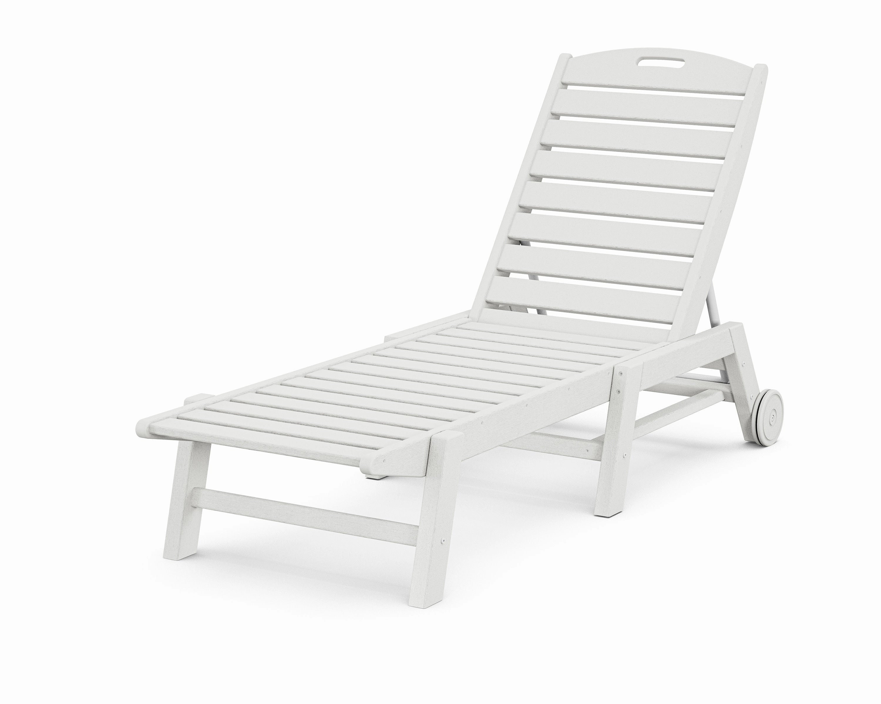 Nautical Chaise with Wheels