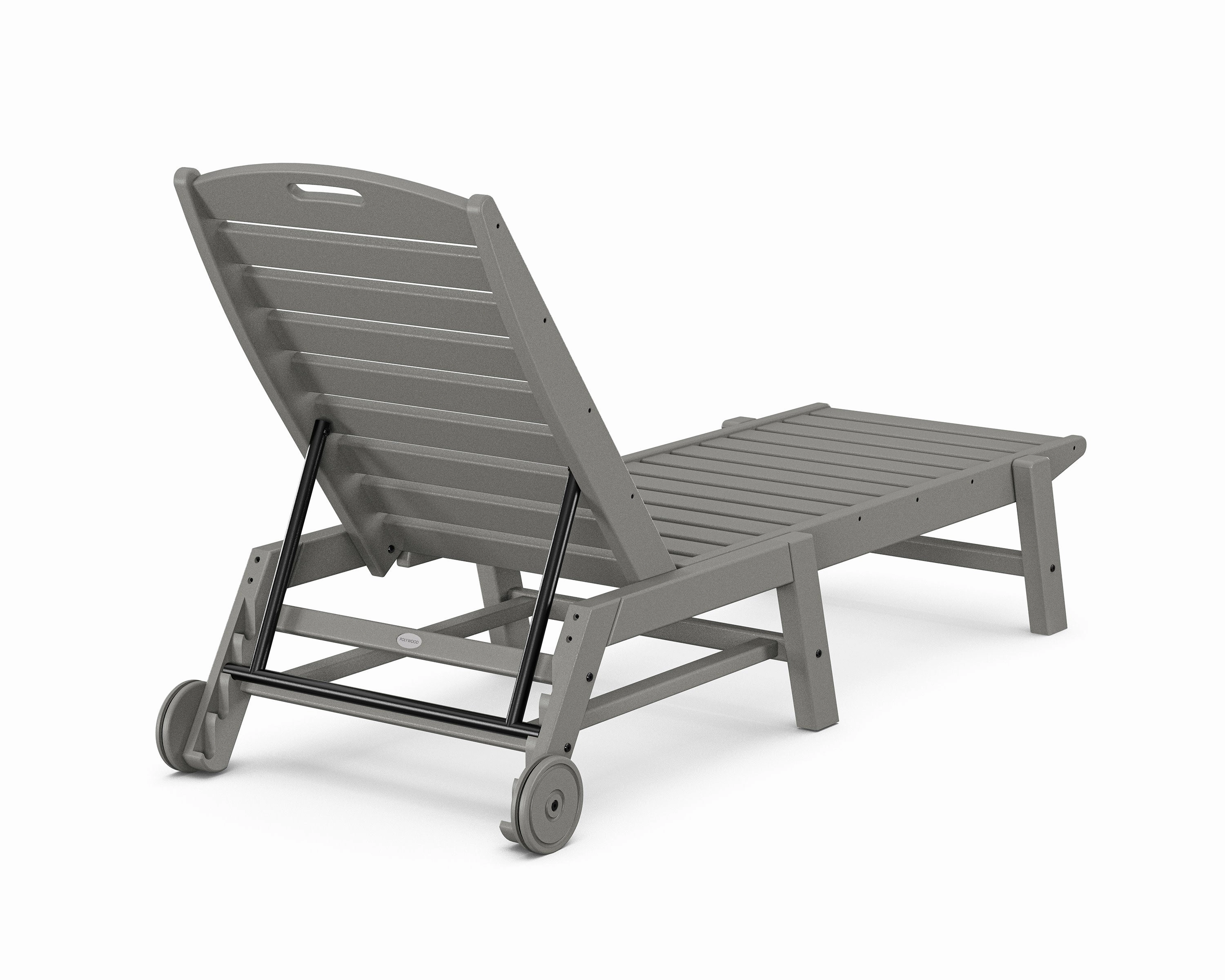 Nautical Chaise with Wheels