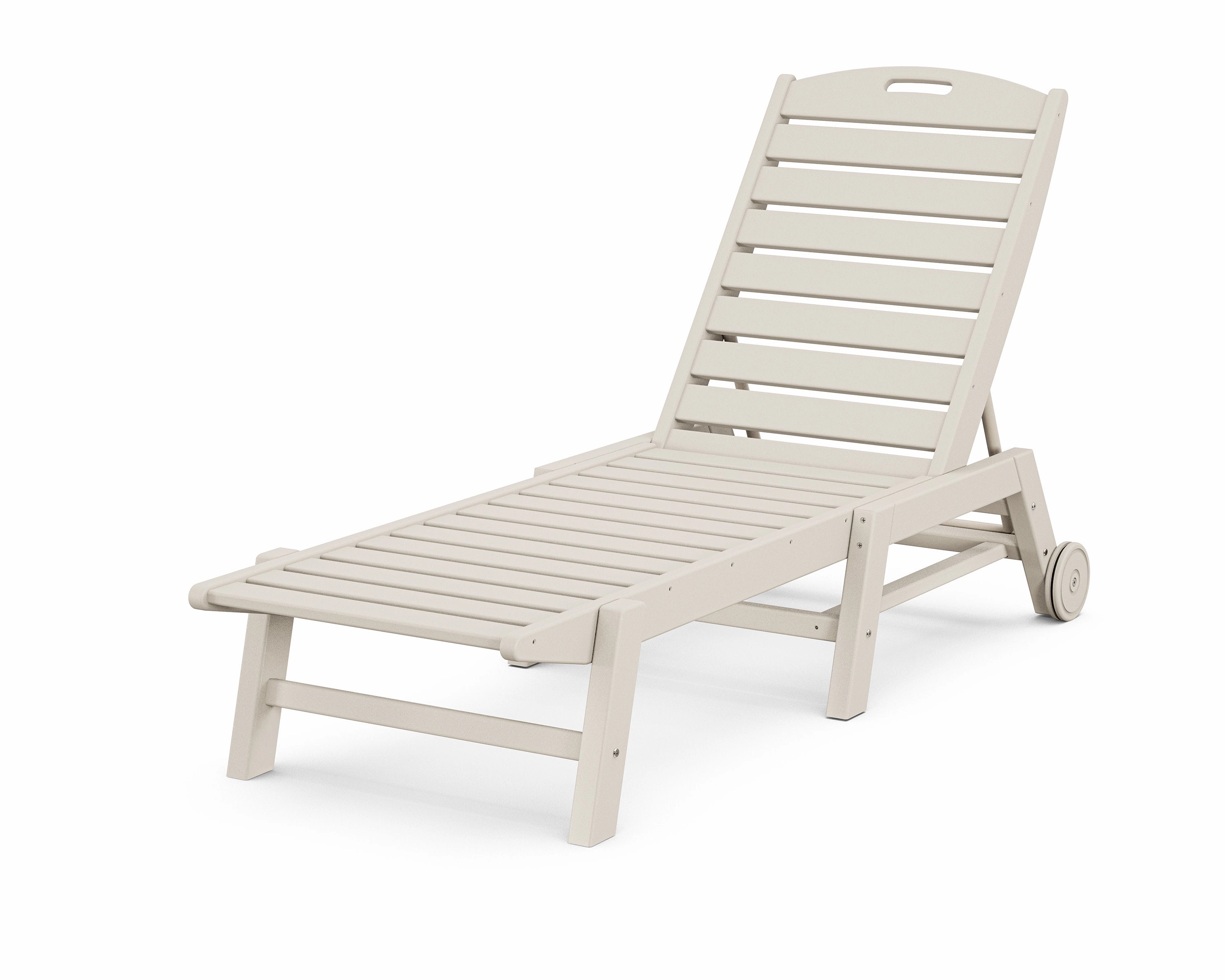 Nautical Chaise with Wheels