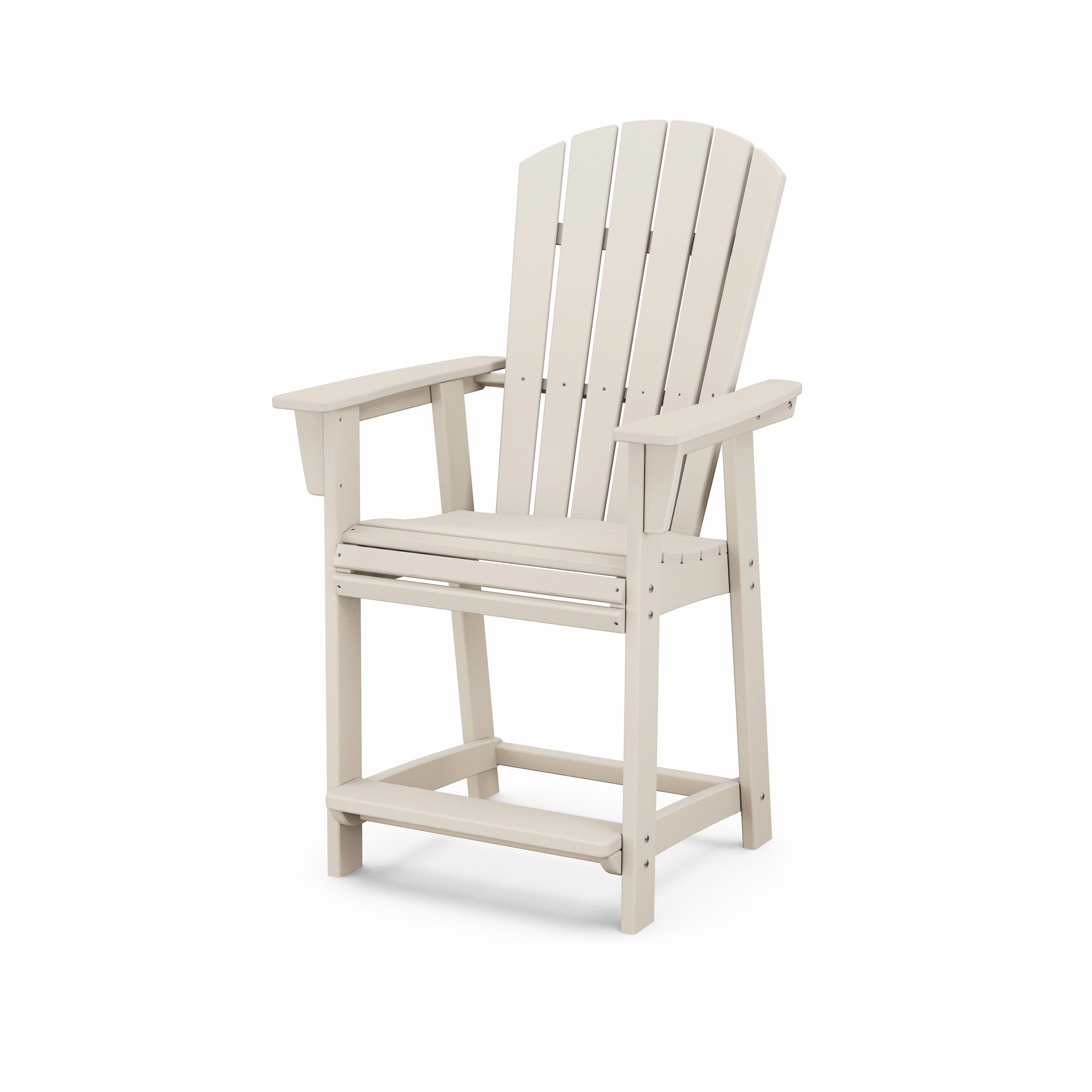 Nautical Curveback Adirondack Counter Chair
