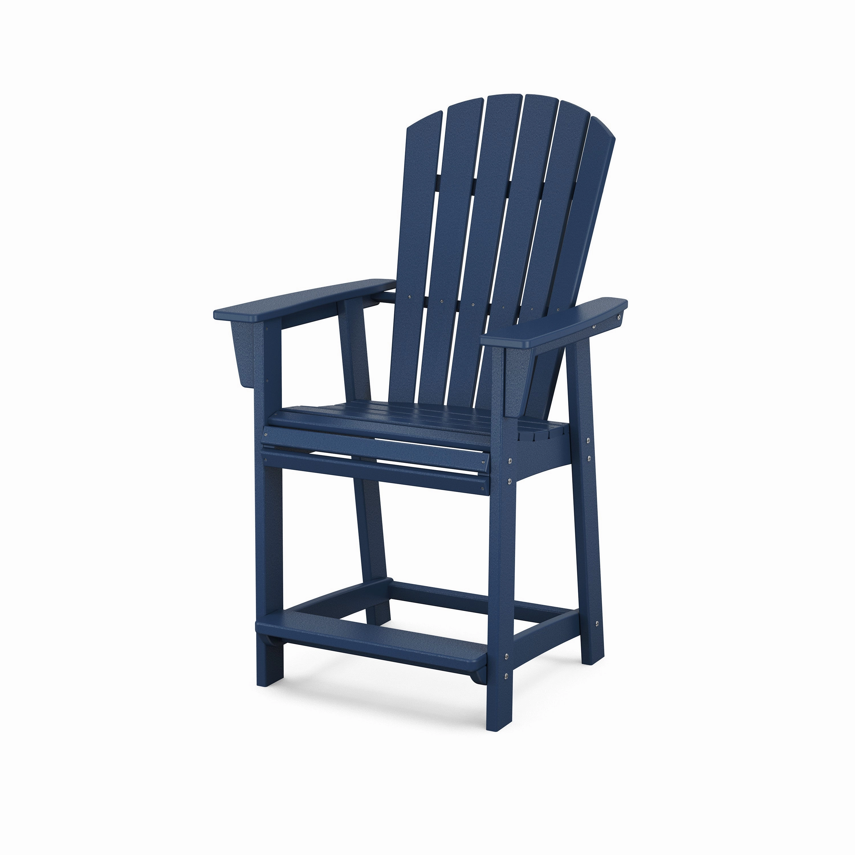Nautical Curveback Adirondack Counter Chair