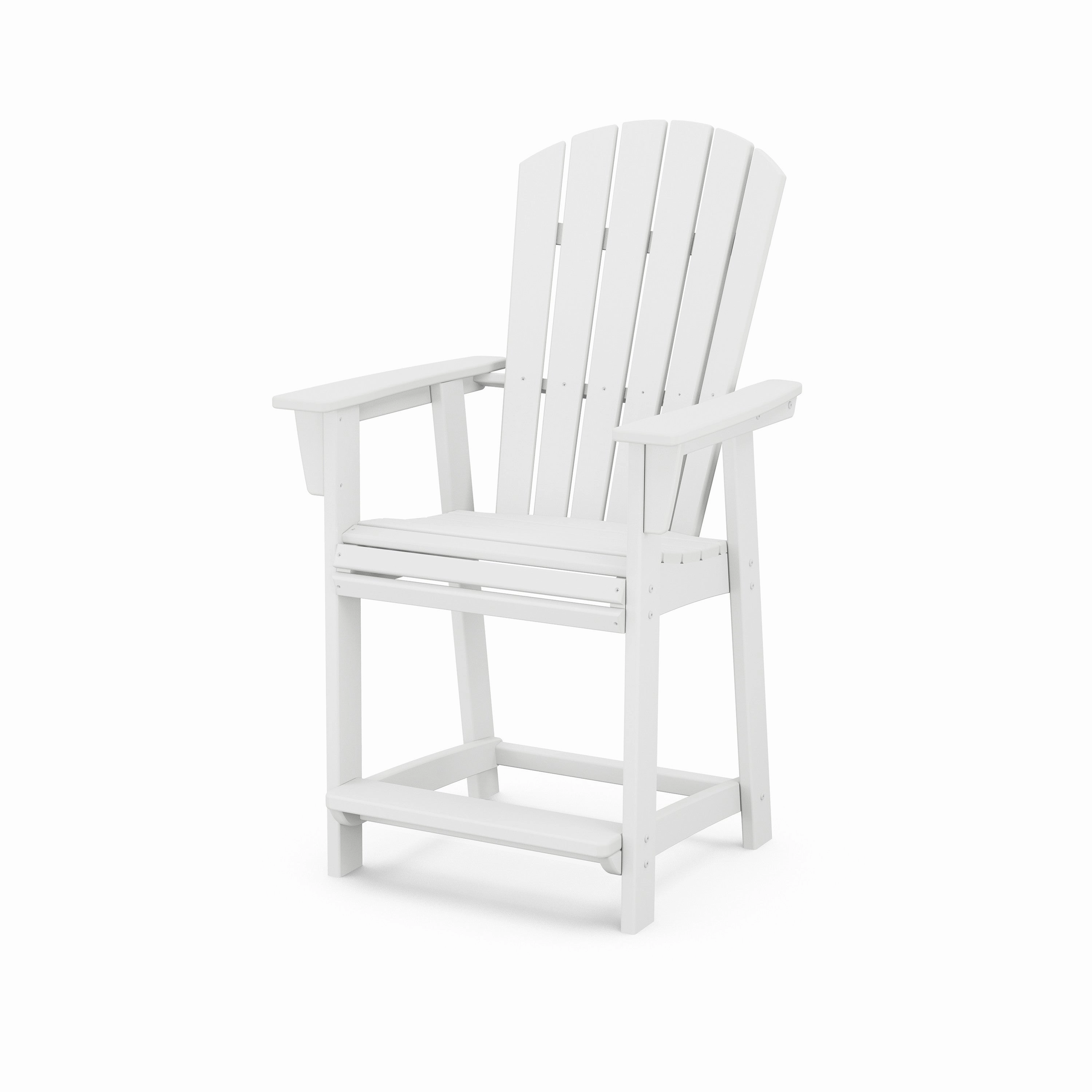 Nautical Curveback Adirondack Counter Chair