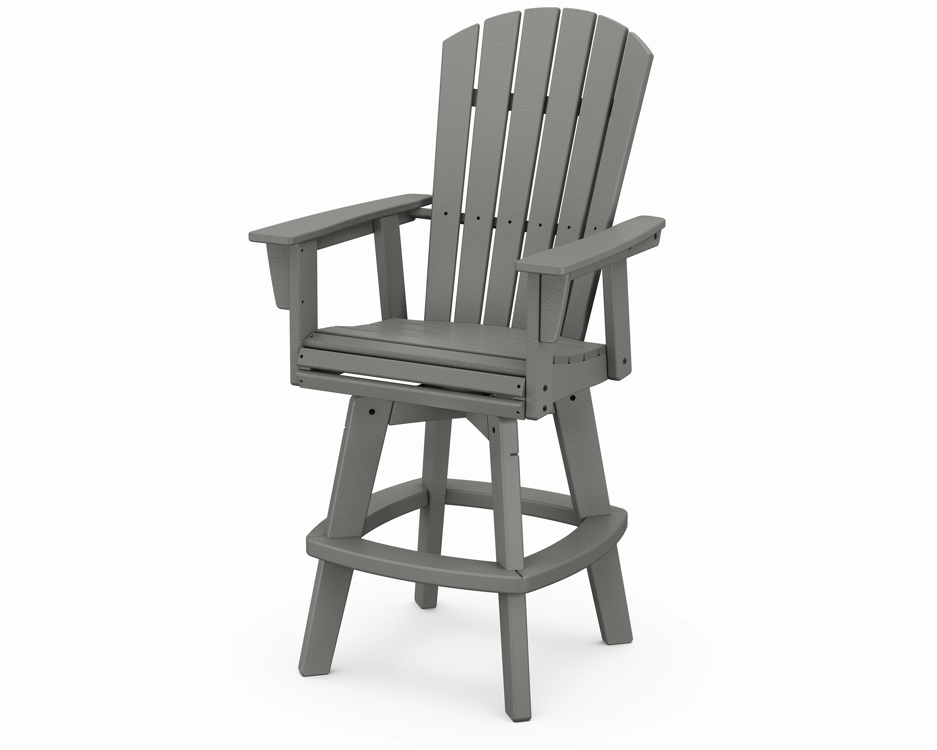 Nautical Curveback Adirondack Swivel Bar Chairoutdoor patio furniture set