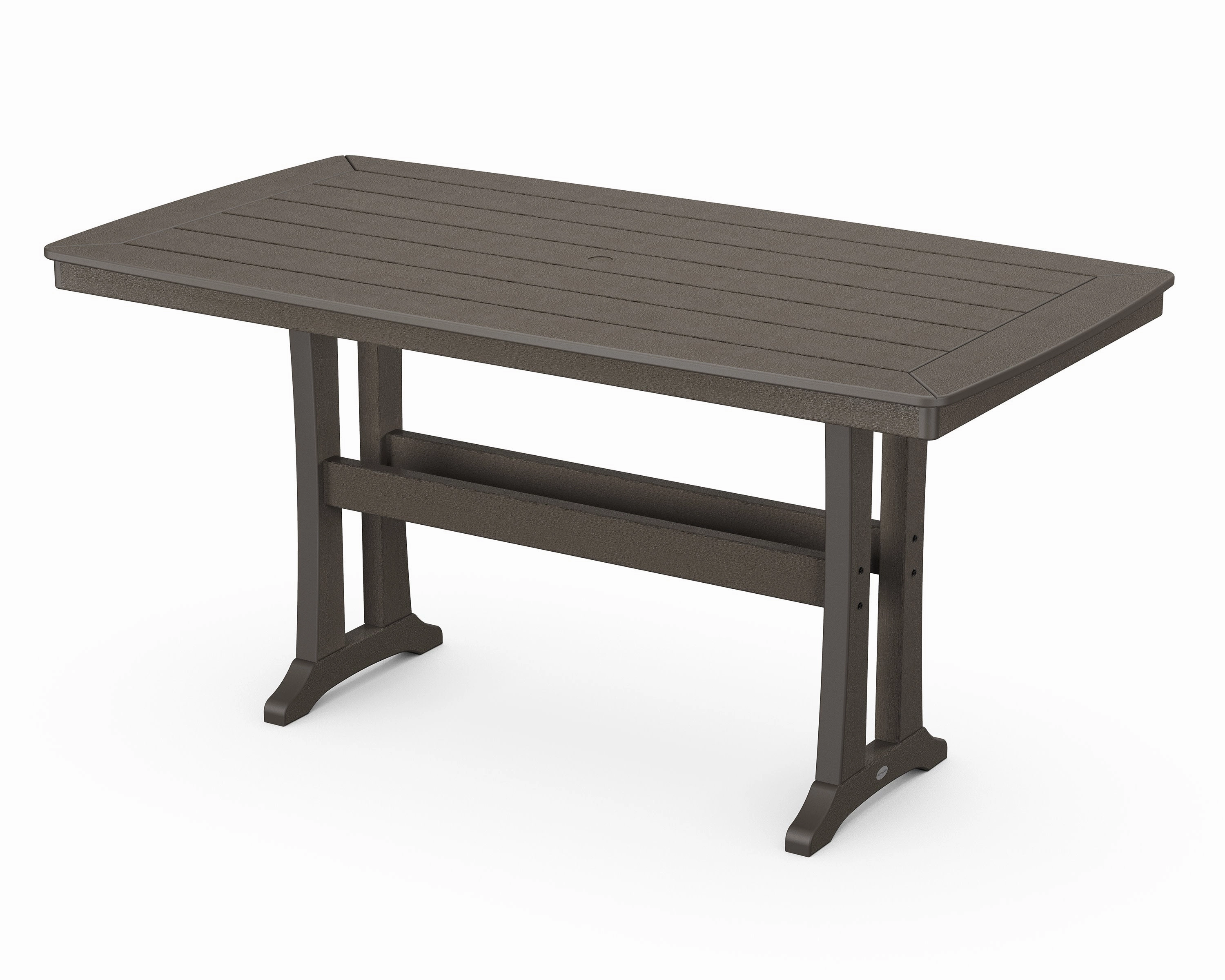 Nautical Trestle 38" x 73" Counter Table