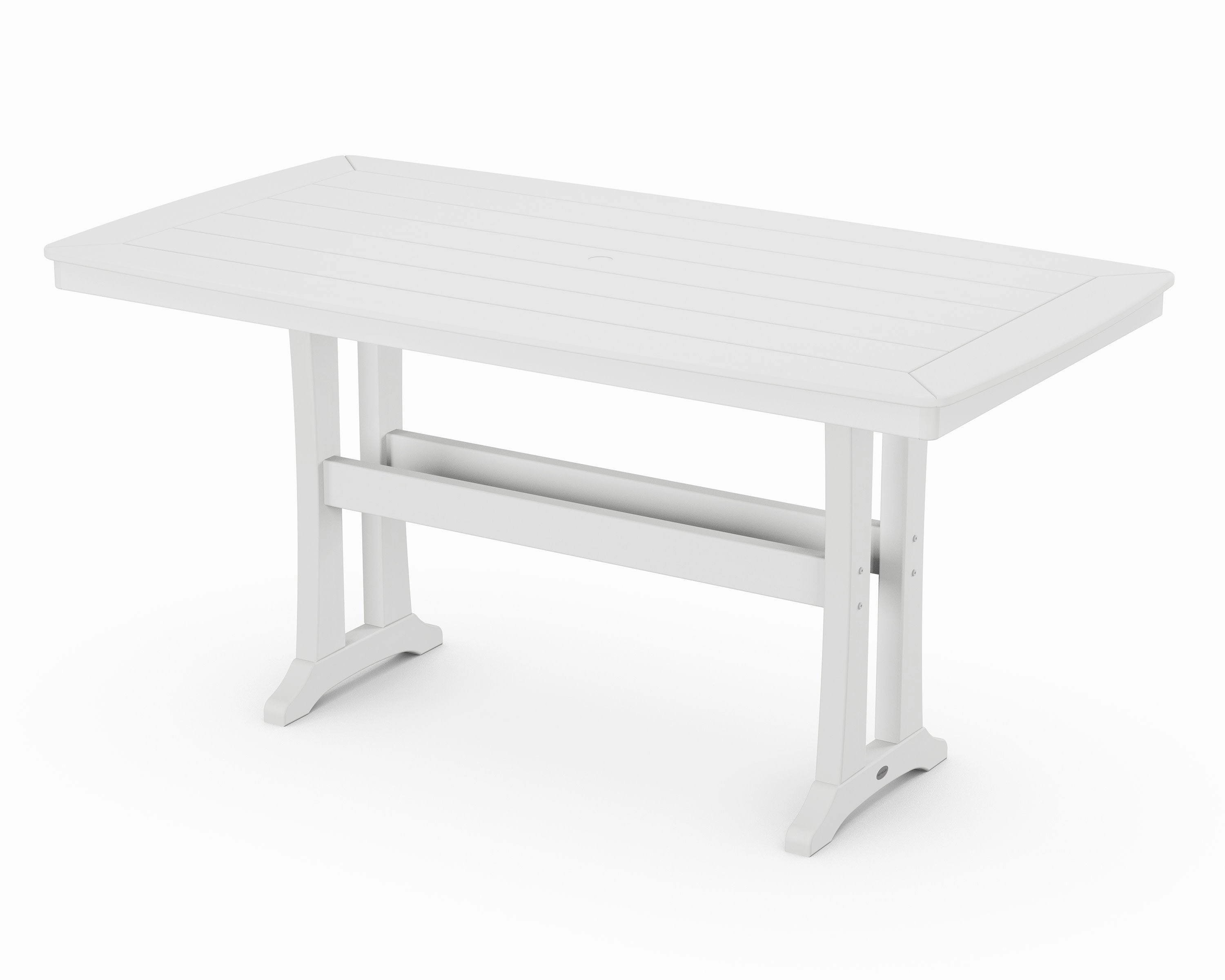 Nautical Trestle 38" x 73" Counter Table