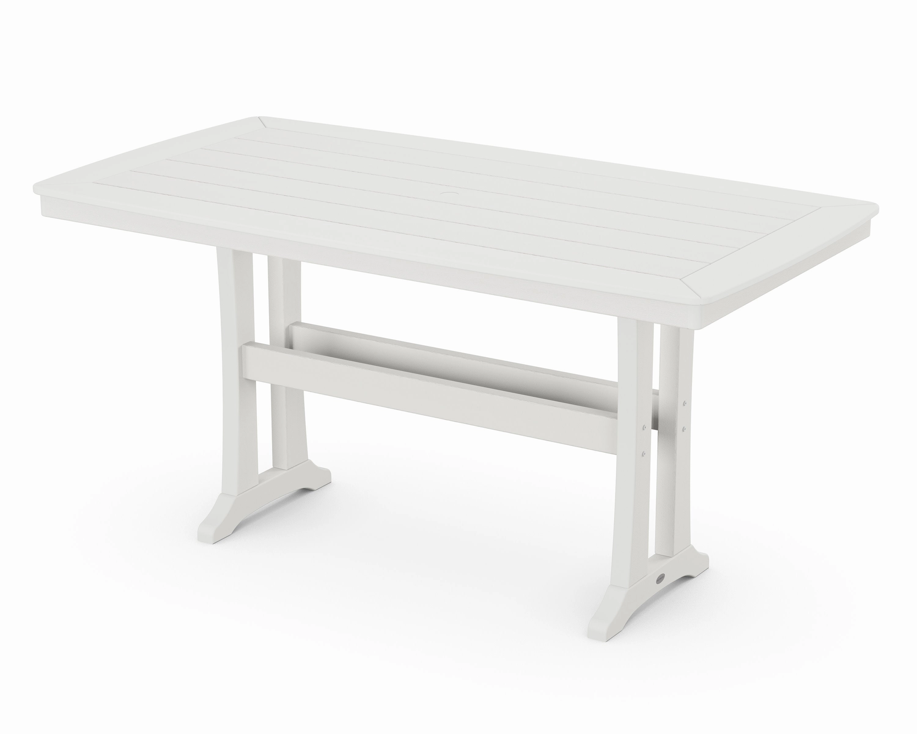 Nautical Trestle 38" x 73" Counter Table