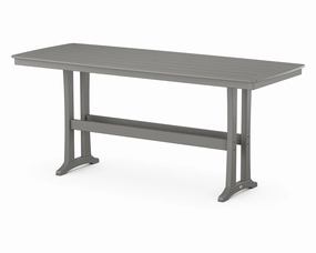 Nautical Trestle 39" x 97" Bar Tableoutdoor patio furniture set