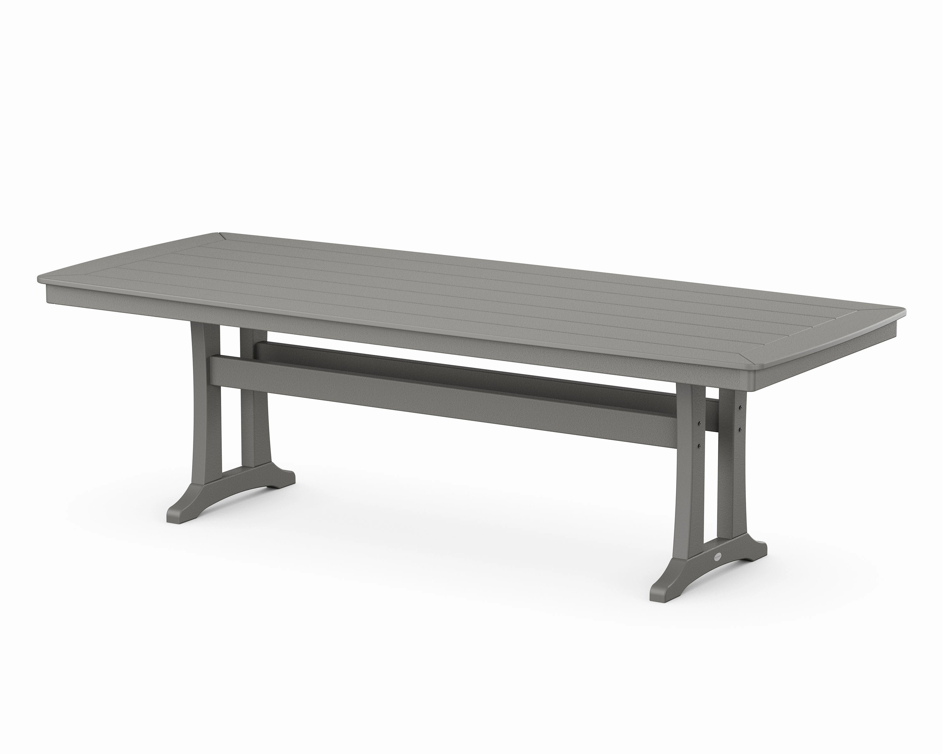Nautical Trestle 39" x 97" Dining Tableoutdoor table for balcony or garden
