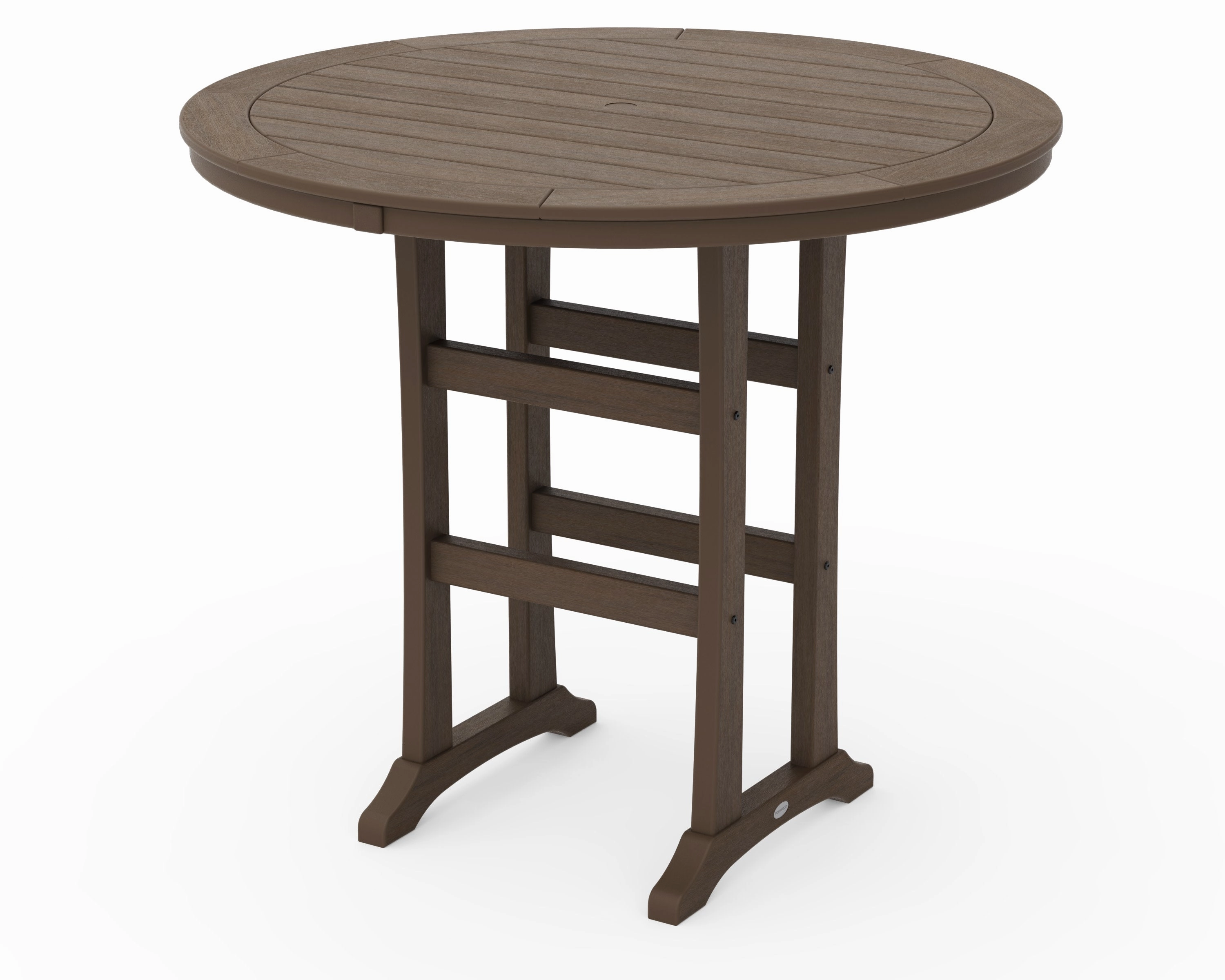Nautical Trestle 48" Round Bar Table