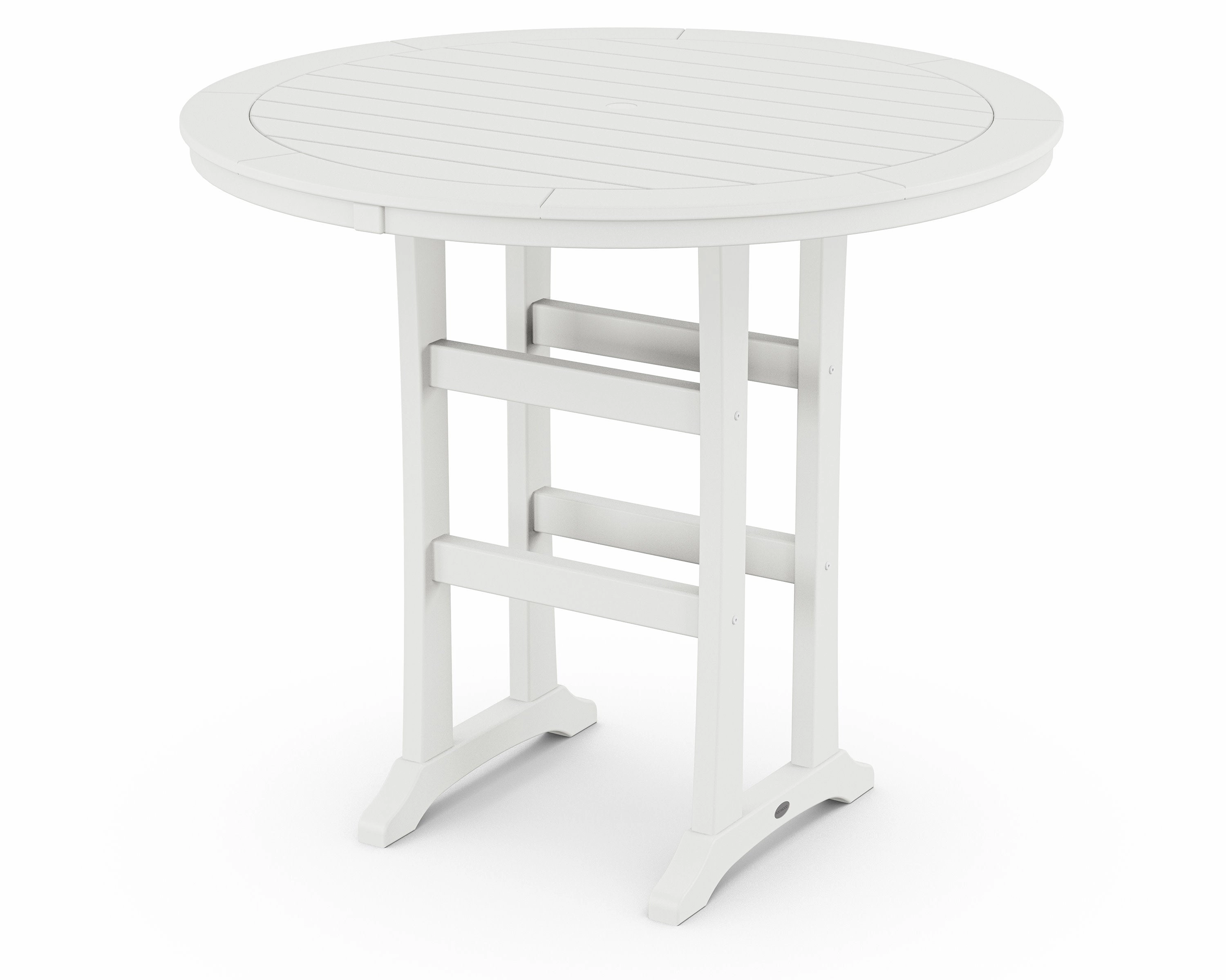 Nautical Trestle 48" Round Bar Table