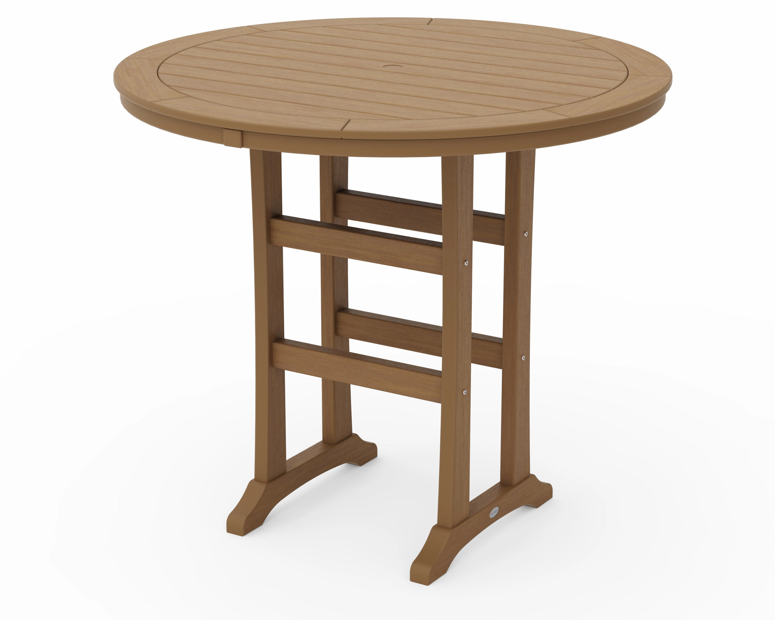 Nautical Trestle 48" Round Bar Table