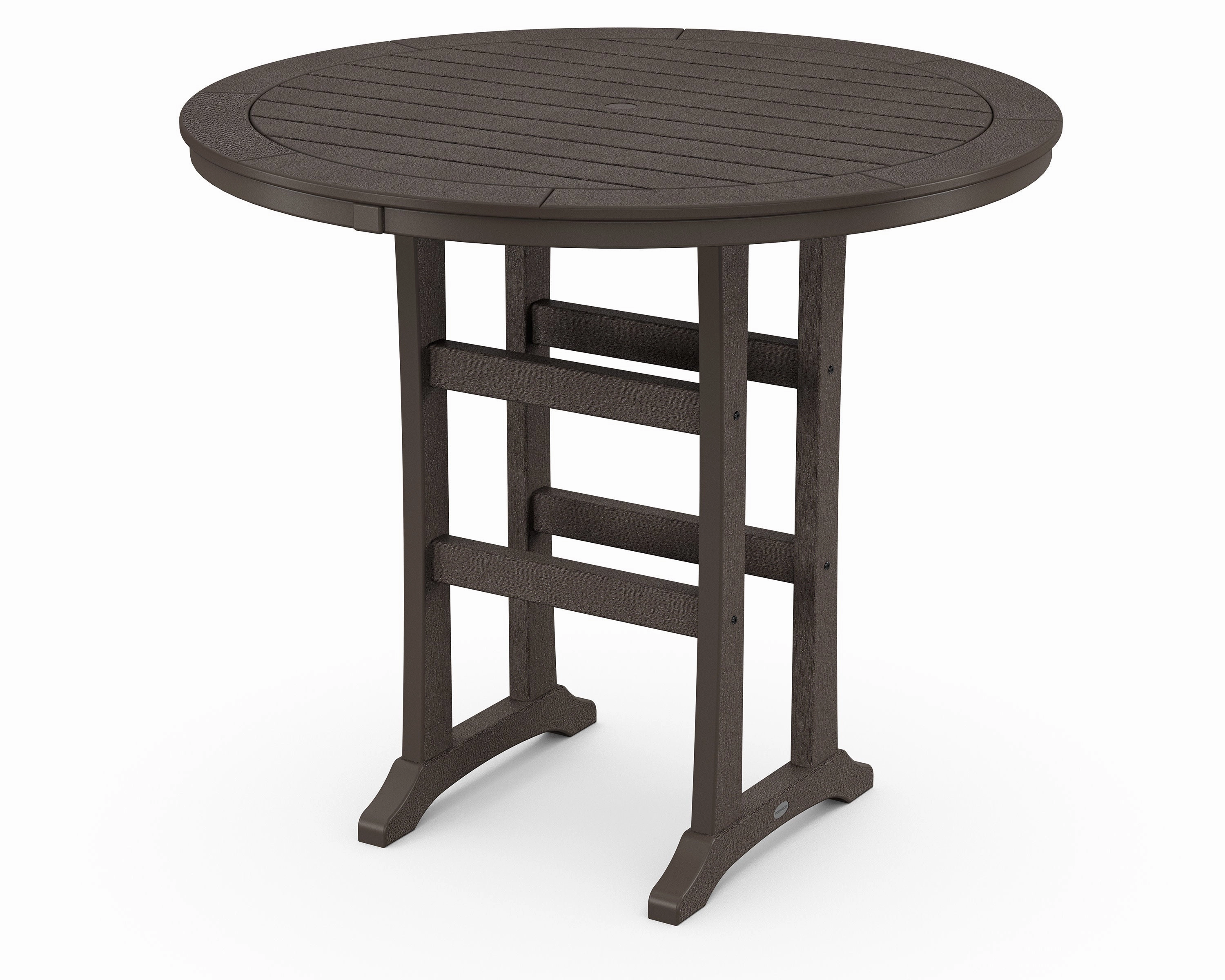 Nautical Trestle 48" Round Bar Table