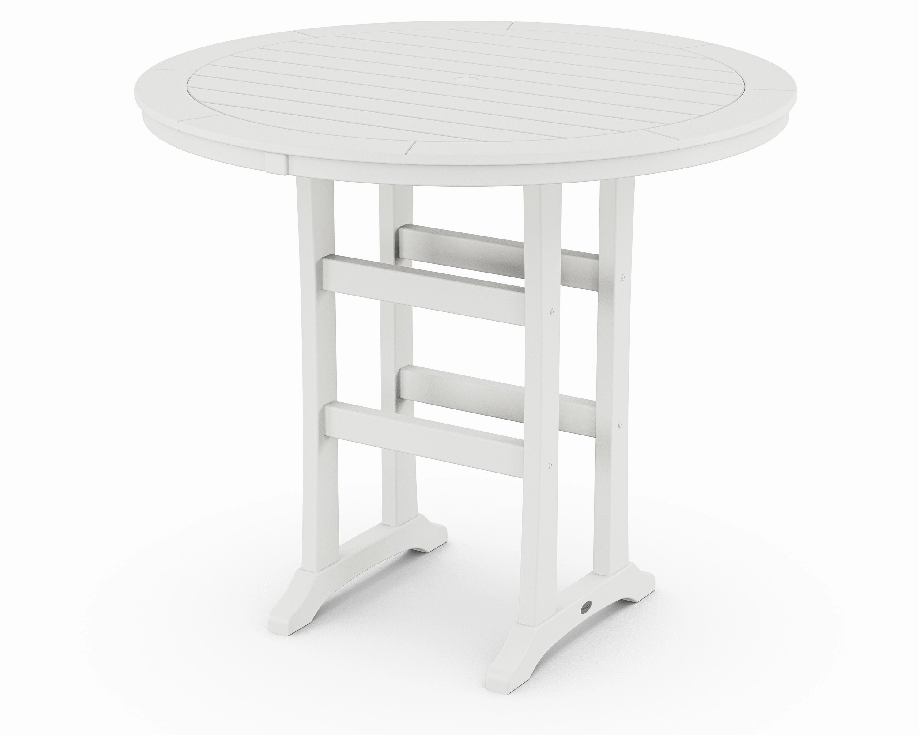 Nautical Trestle 48" Round Bar Table