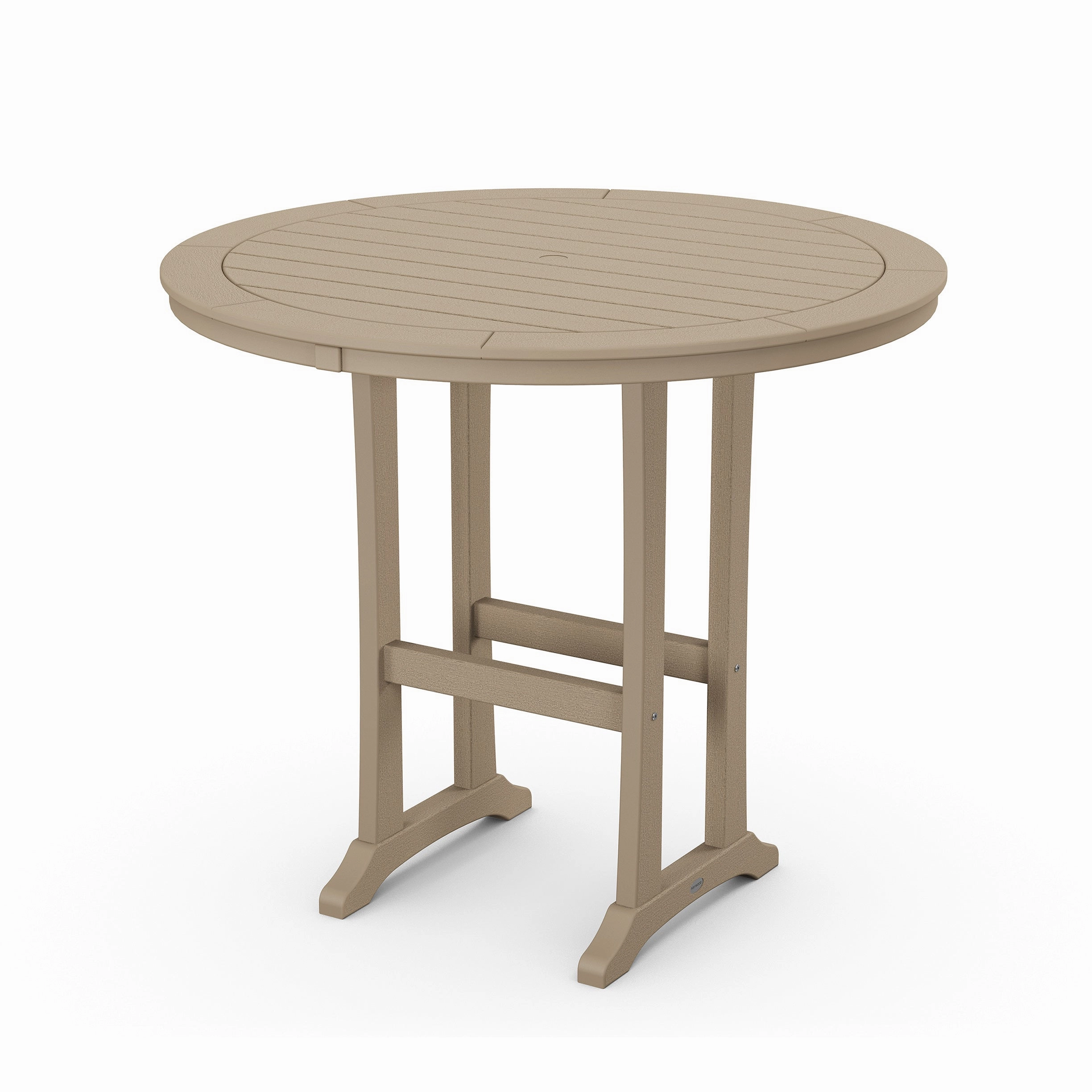 Nautical Trestle 48" Round Bar Table