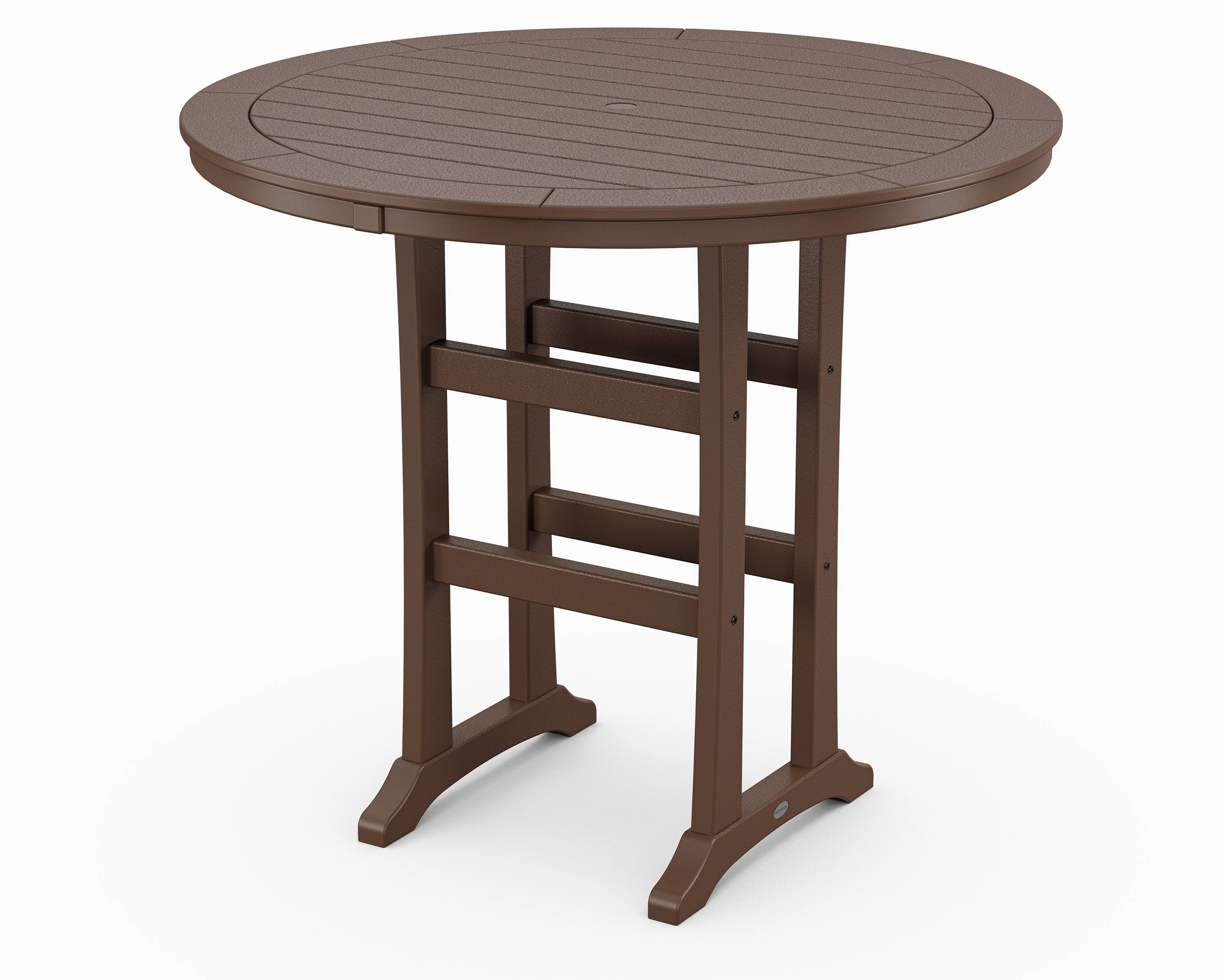 Nautical Trestle 48" Round Bar Table