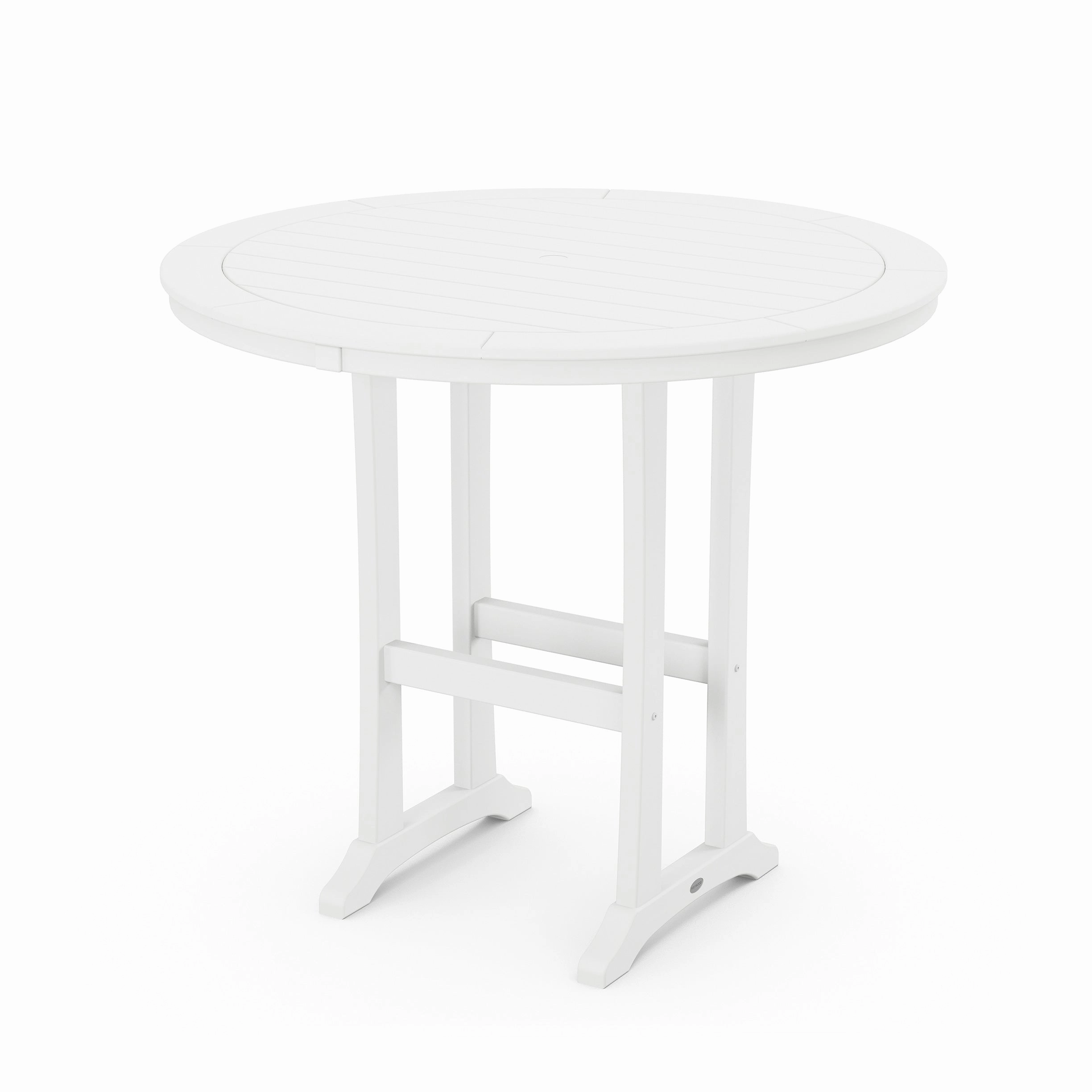 Nautical Trestle 48" Round Bar Table