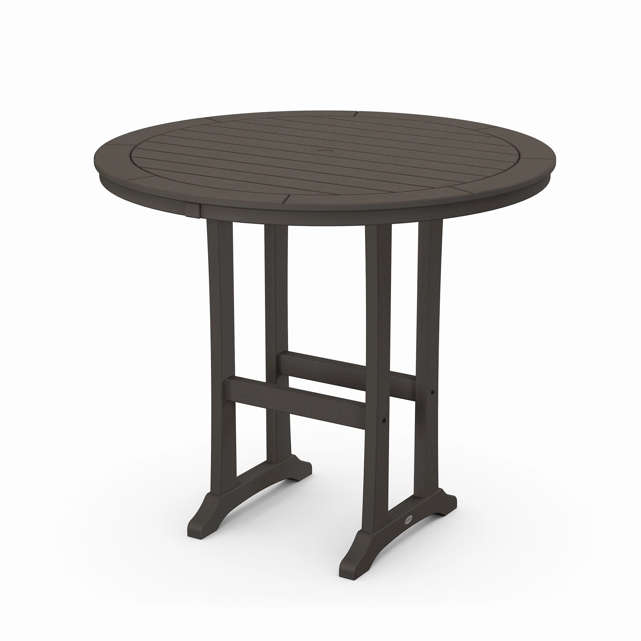 Nautical Trestle 48" Round Bar Table
