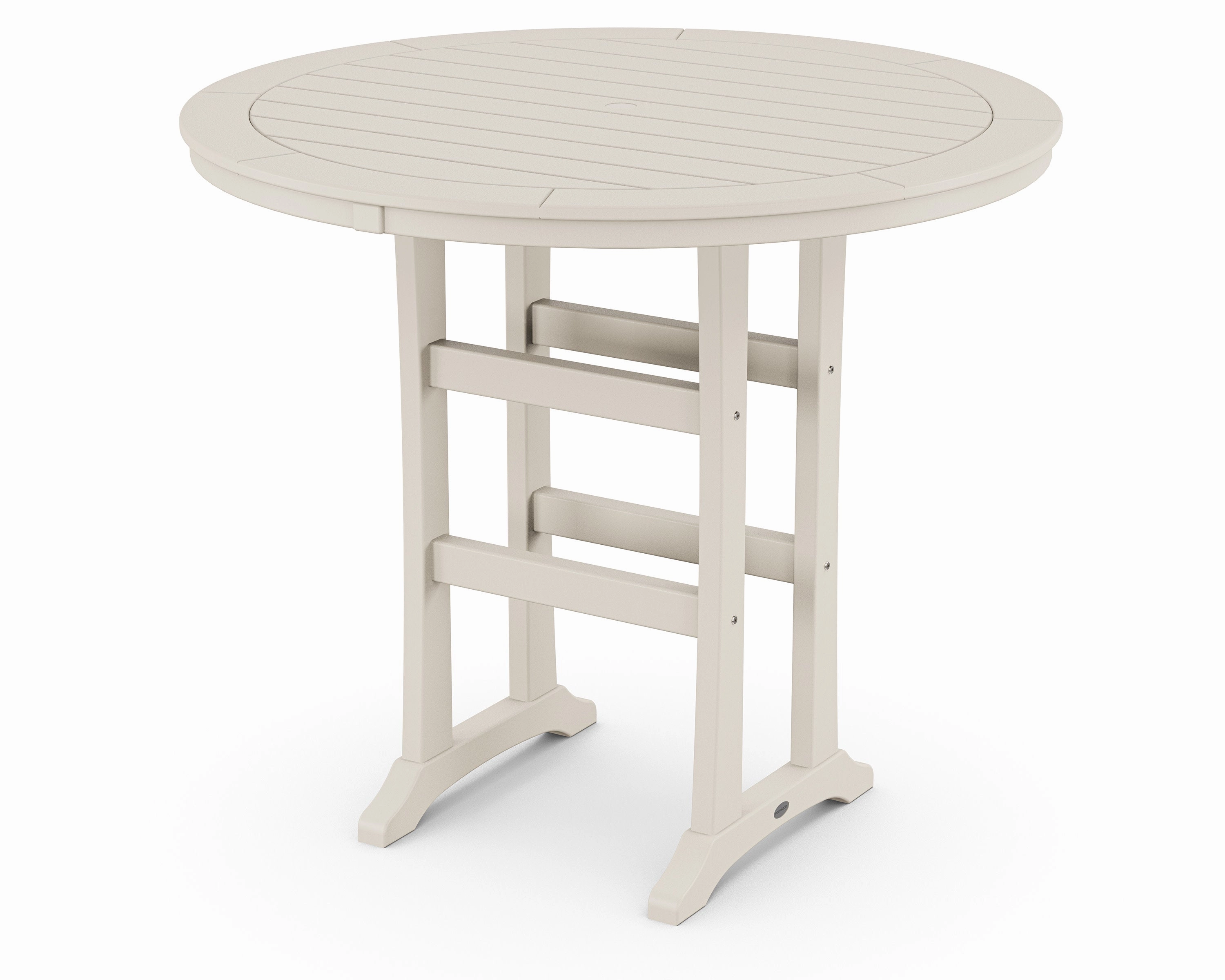 Nautical Trestle 48" Round Bar Table