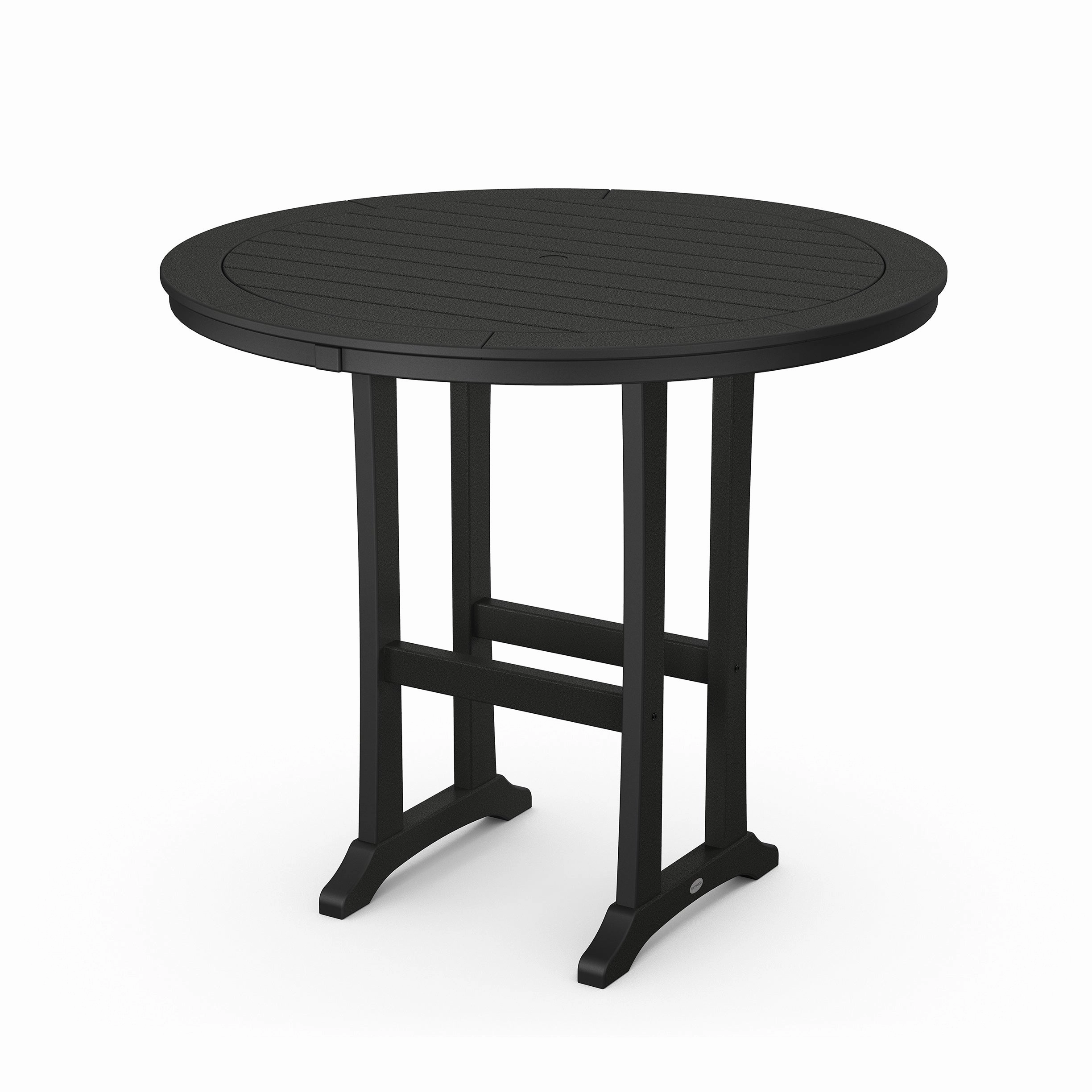 Nautical Trestle 48" Round Bar Table