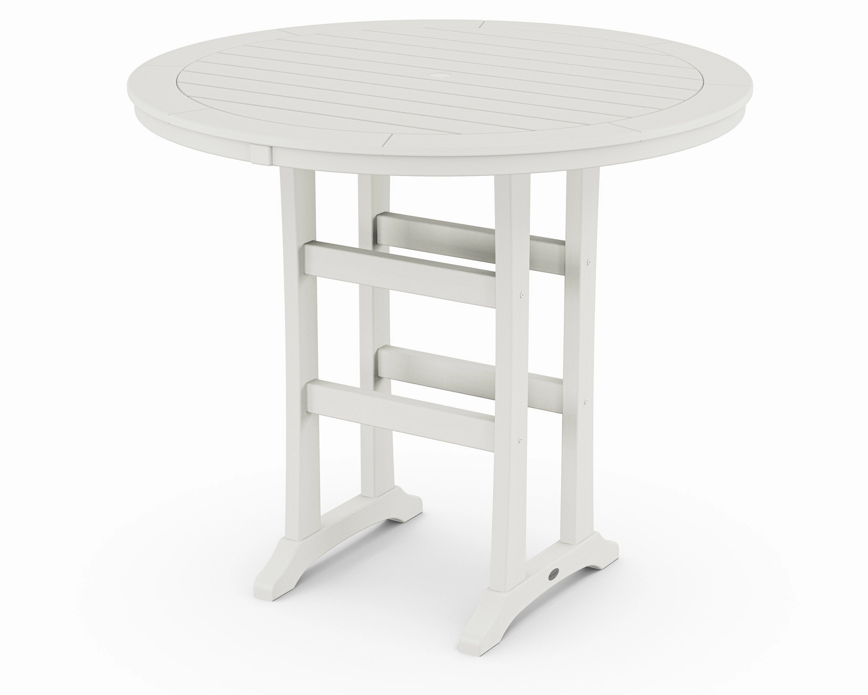 Nautical Trestle 48" Round Bar Table