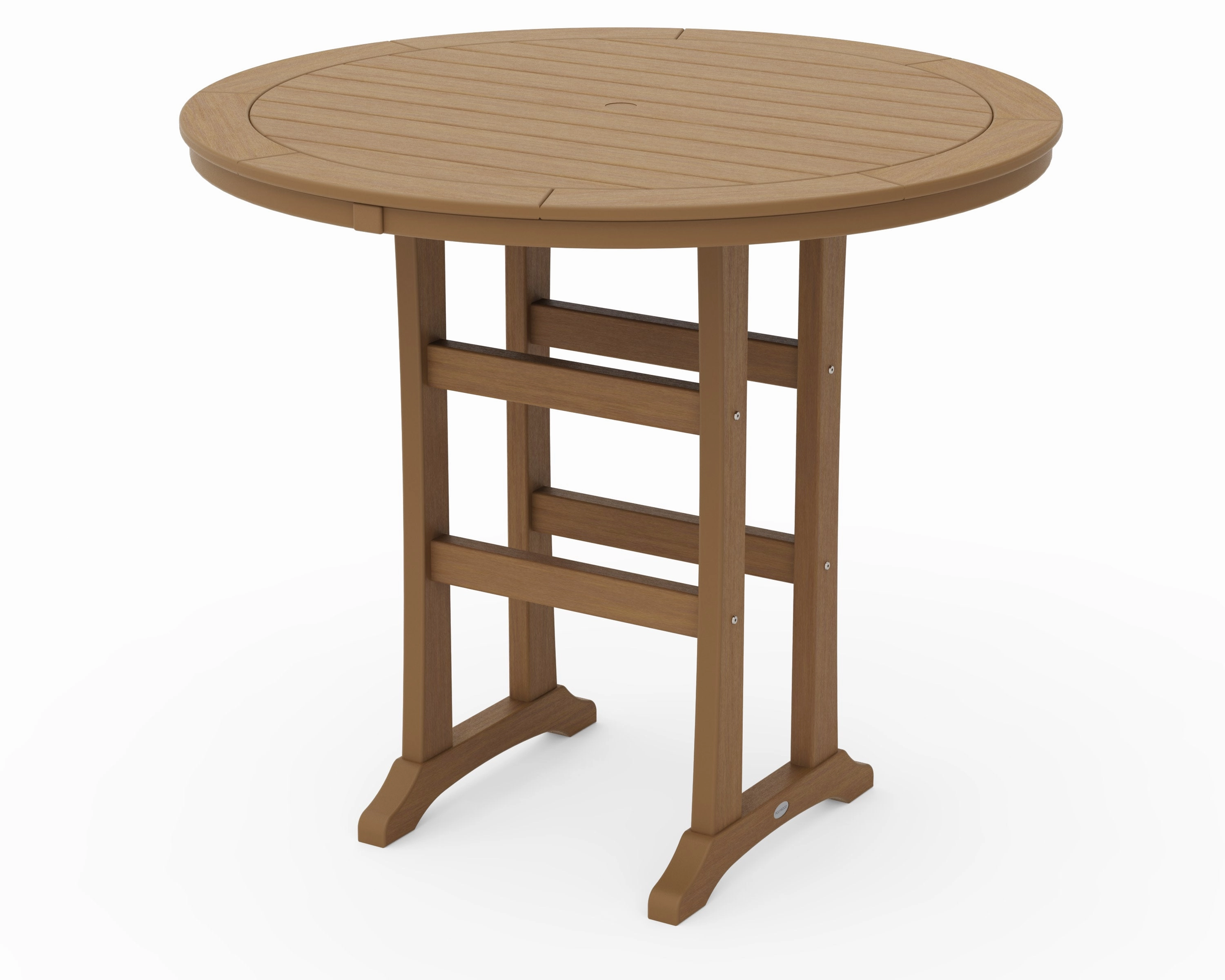 Nautical Trestle 48" Round Bar Table