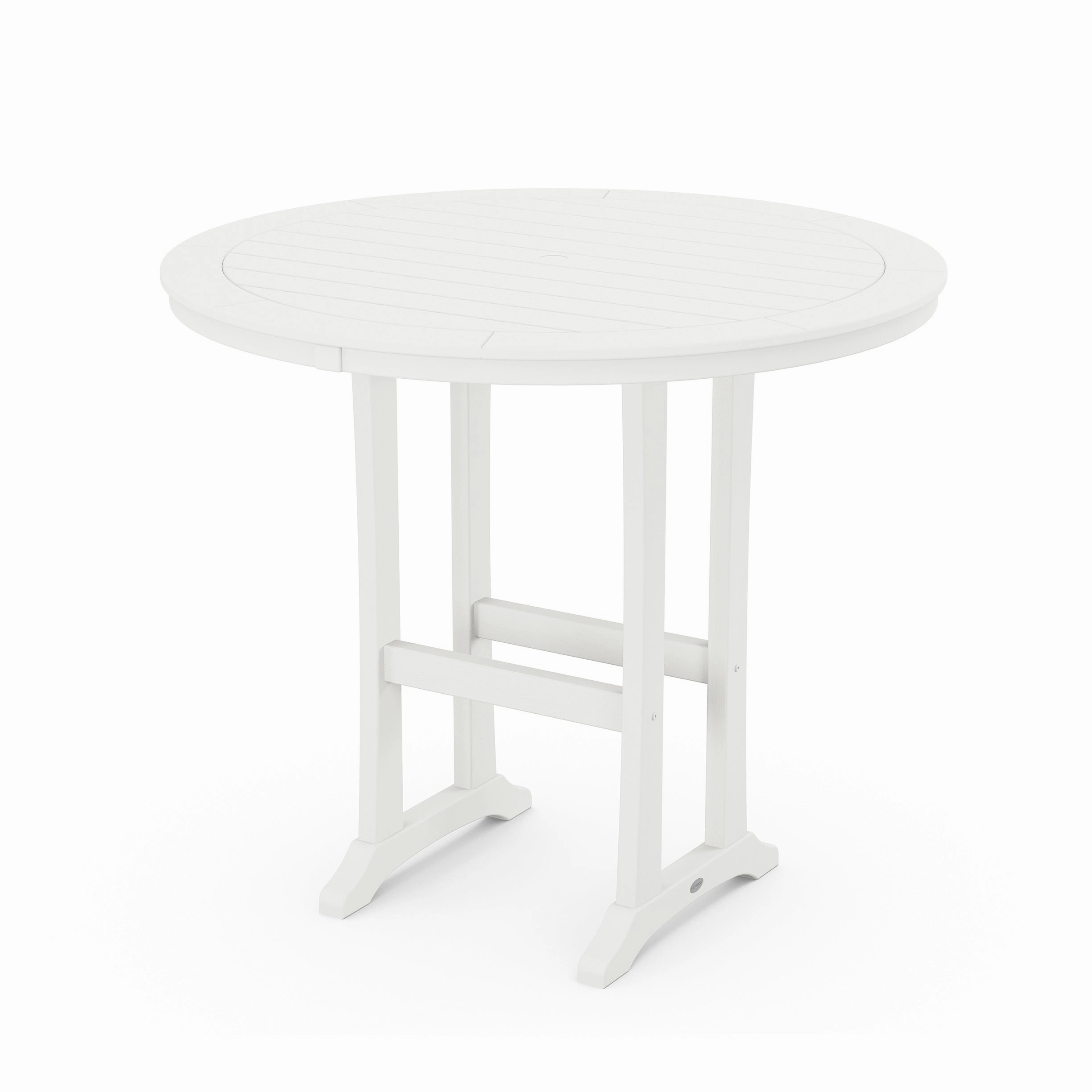 Nautical Trestle 48" Round Bar Table