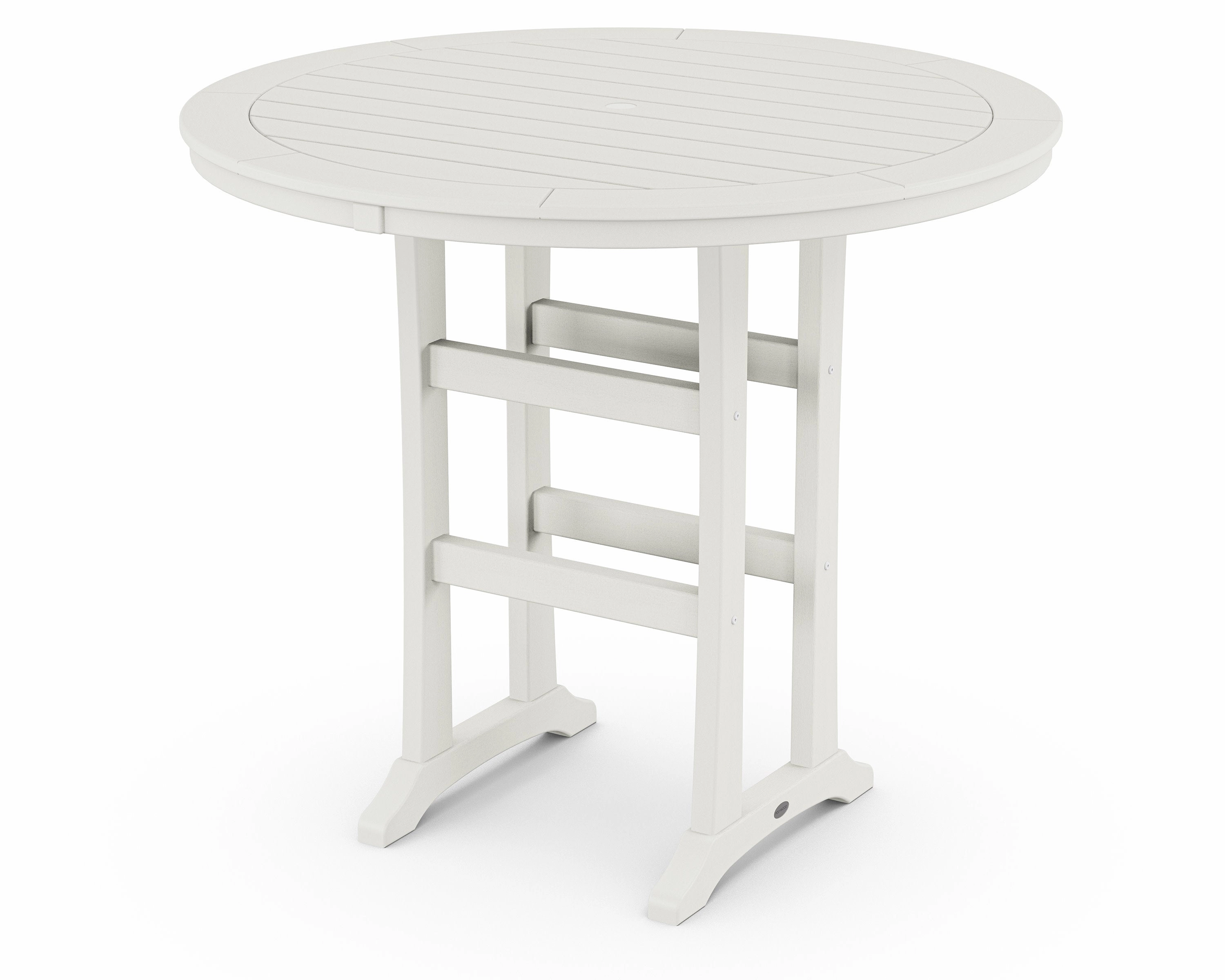 Nautical Trestle 48" Round Bar Table