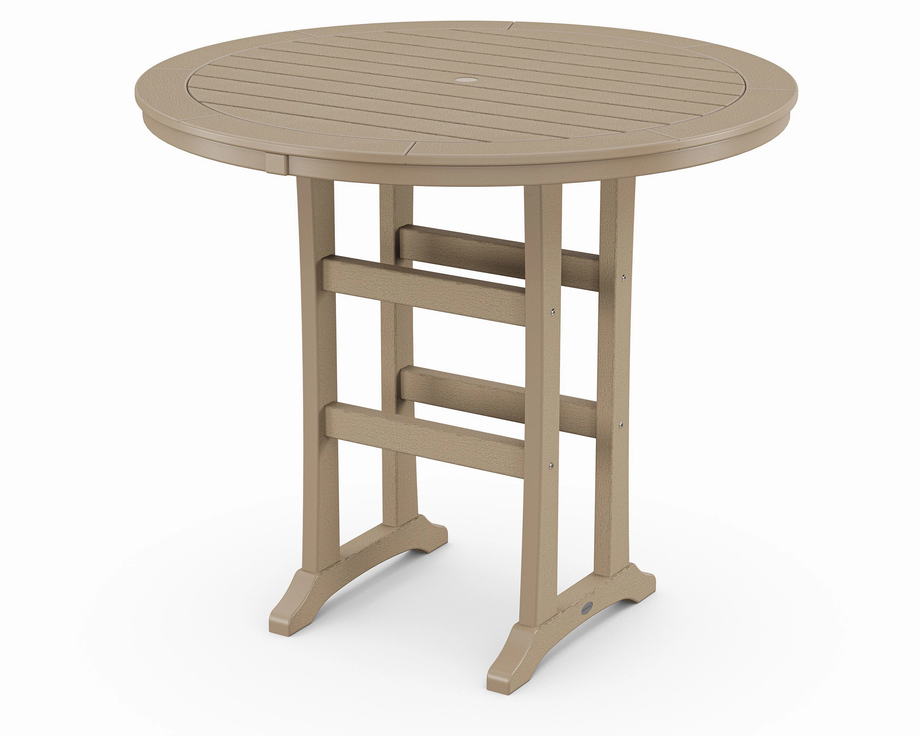 Nautical Trestle 48" Round Bar Table