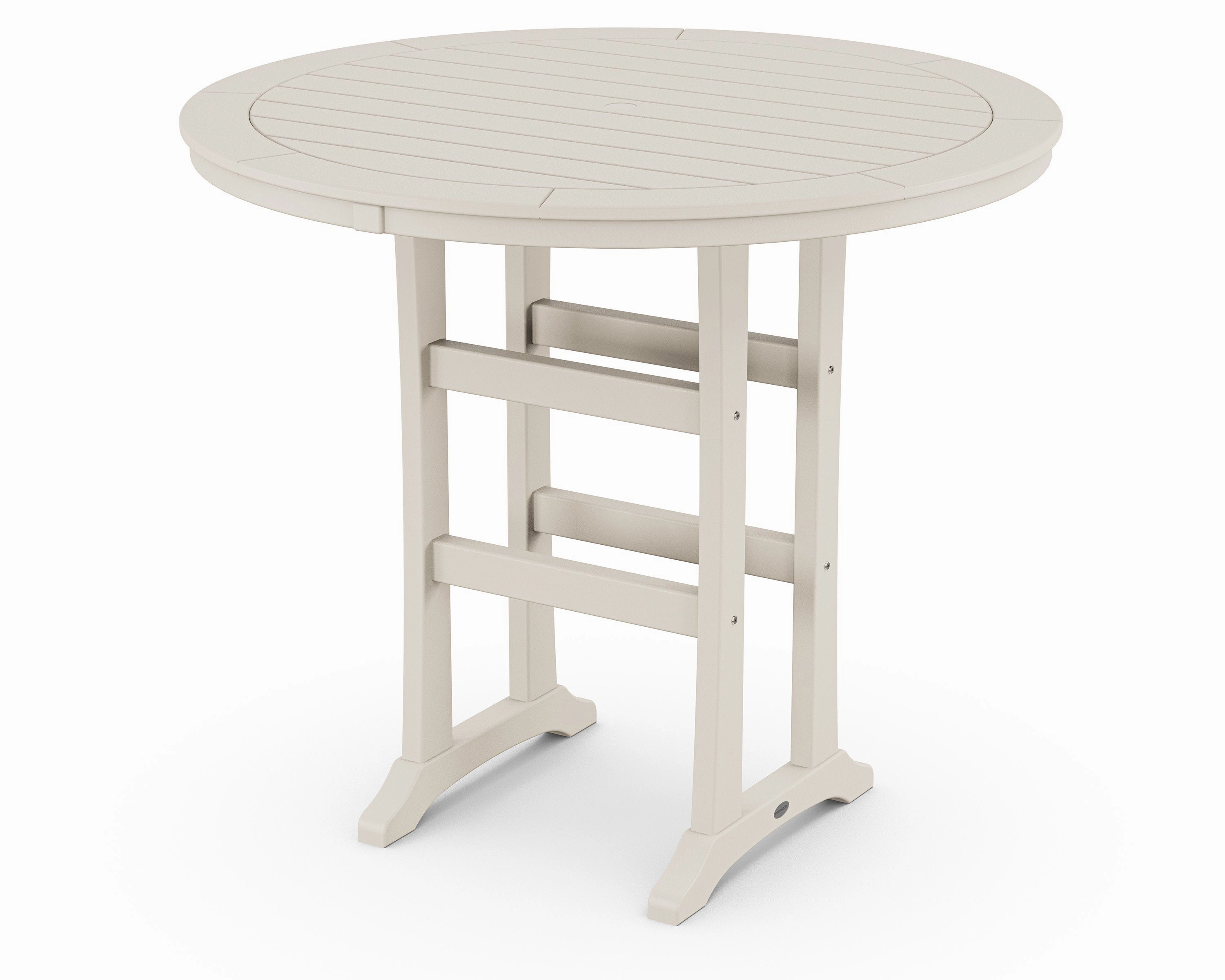 Nautical Trestle 48" Round Bar Table