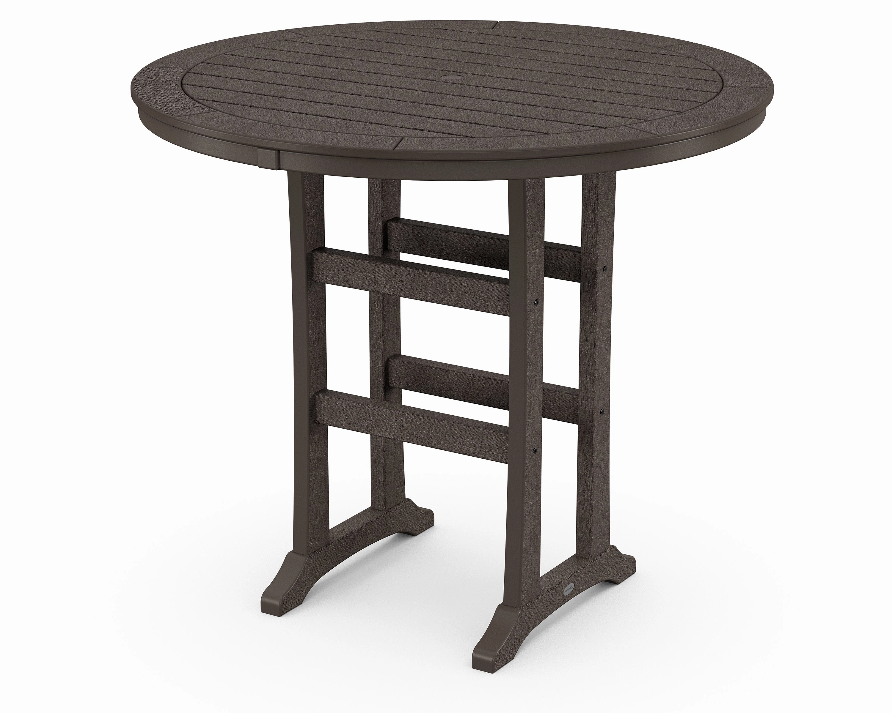 Nautical Trestle 48" Round Bar Table