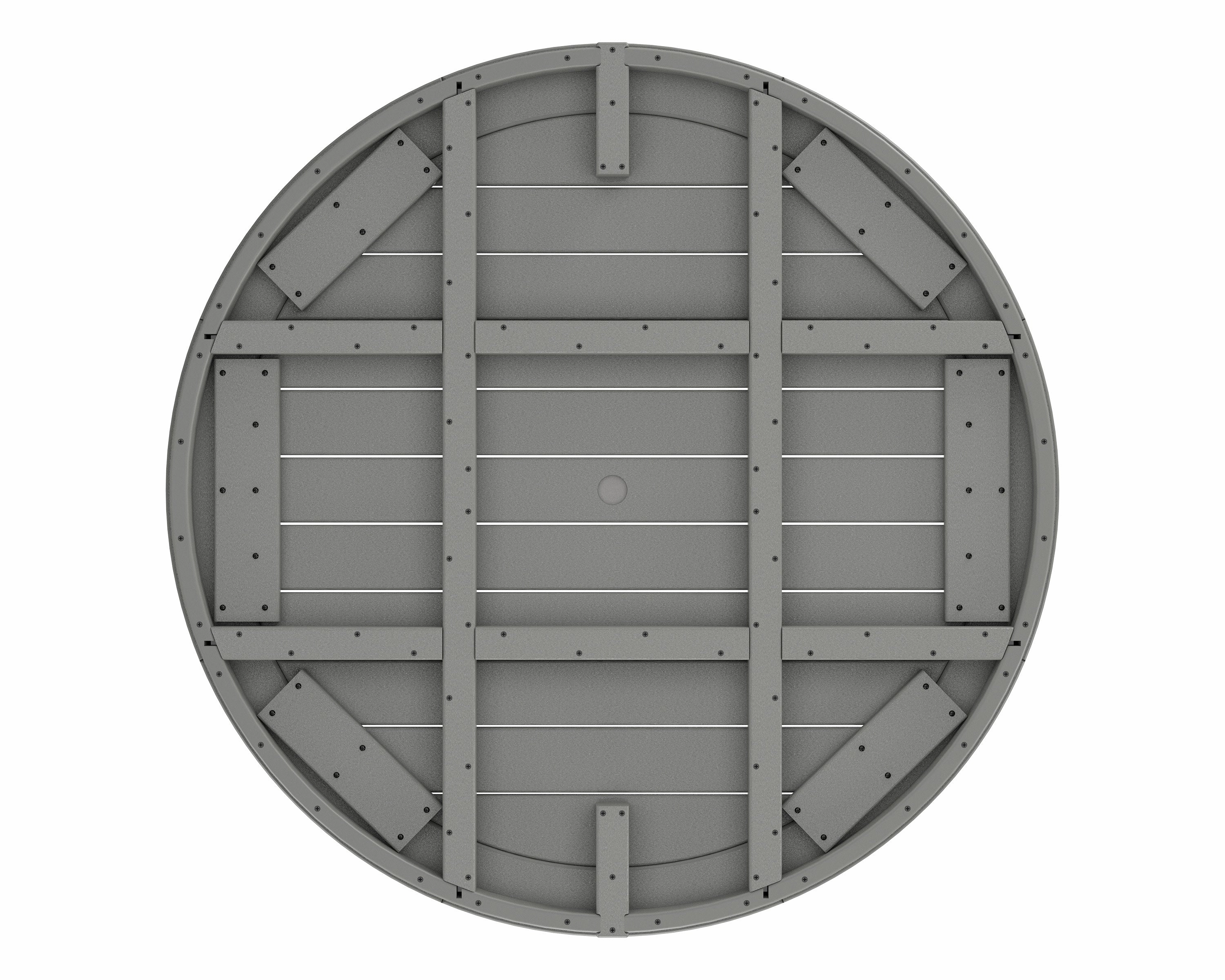 Nautical Trestle 48" Round Counter Table