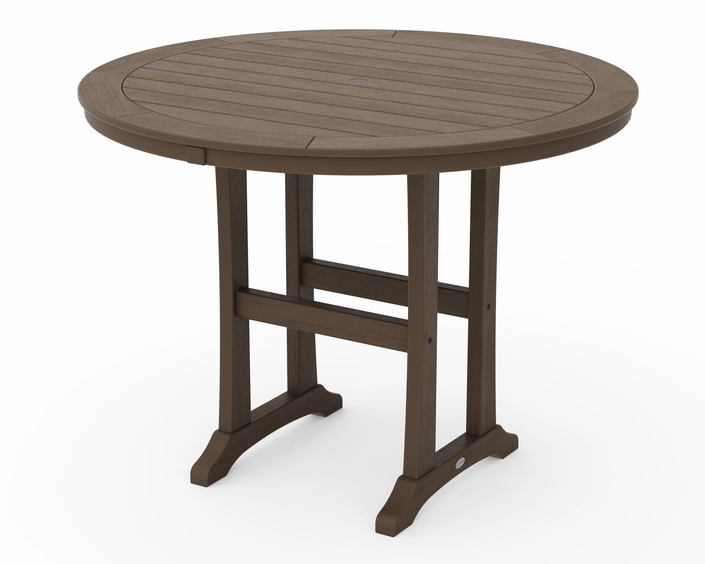 Nautical Trestle 48" Round Counter Table
