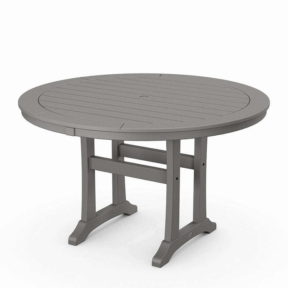Nautical Trestle 48" Round Dining Table