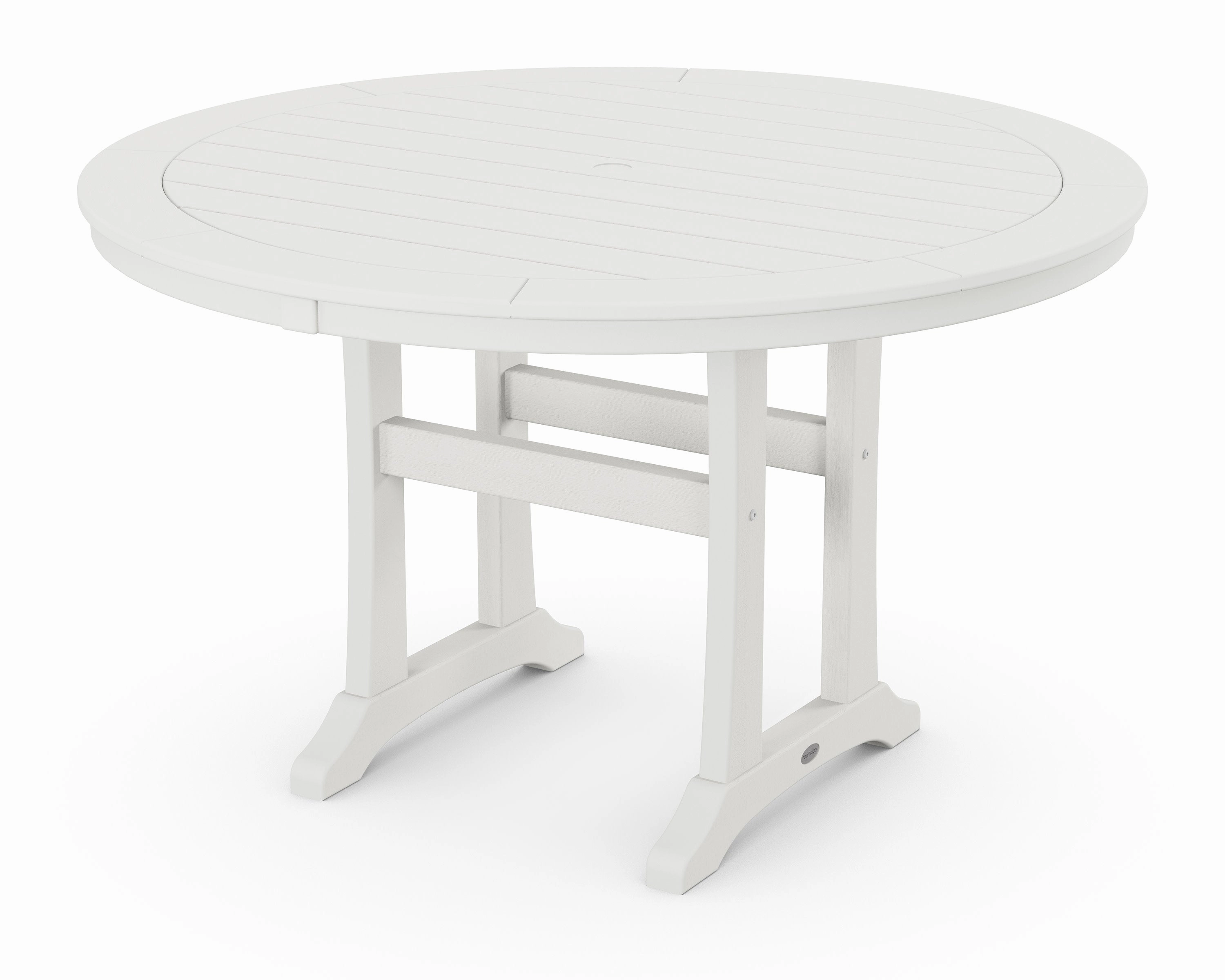Nautical Trestle 48" Round Dining Table