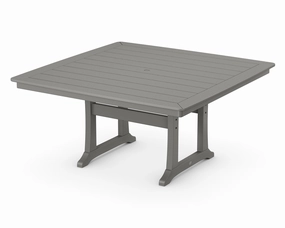Nautical Trestle 59" Dining Tableoutdoor patio furniture set