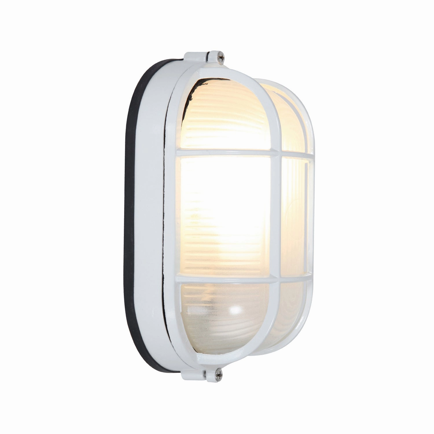Nauticus Dual Mount One Light Bulkhead WhiteOutdoor wall sconces with motion sensor