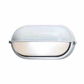 Nauticus One Light Bulkhead WhiteOutdoor wall sconces with motion sensor