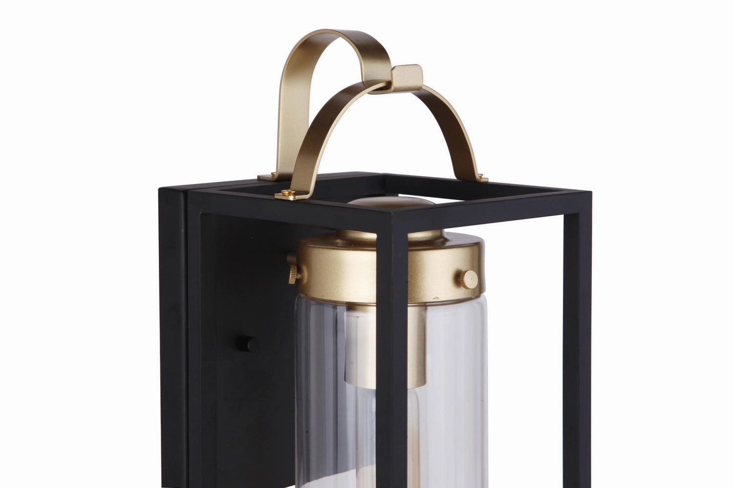 Neo One Light Outdoor Wall Mount Midnight / Satin Brass