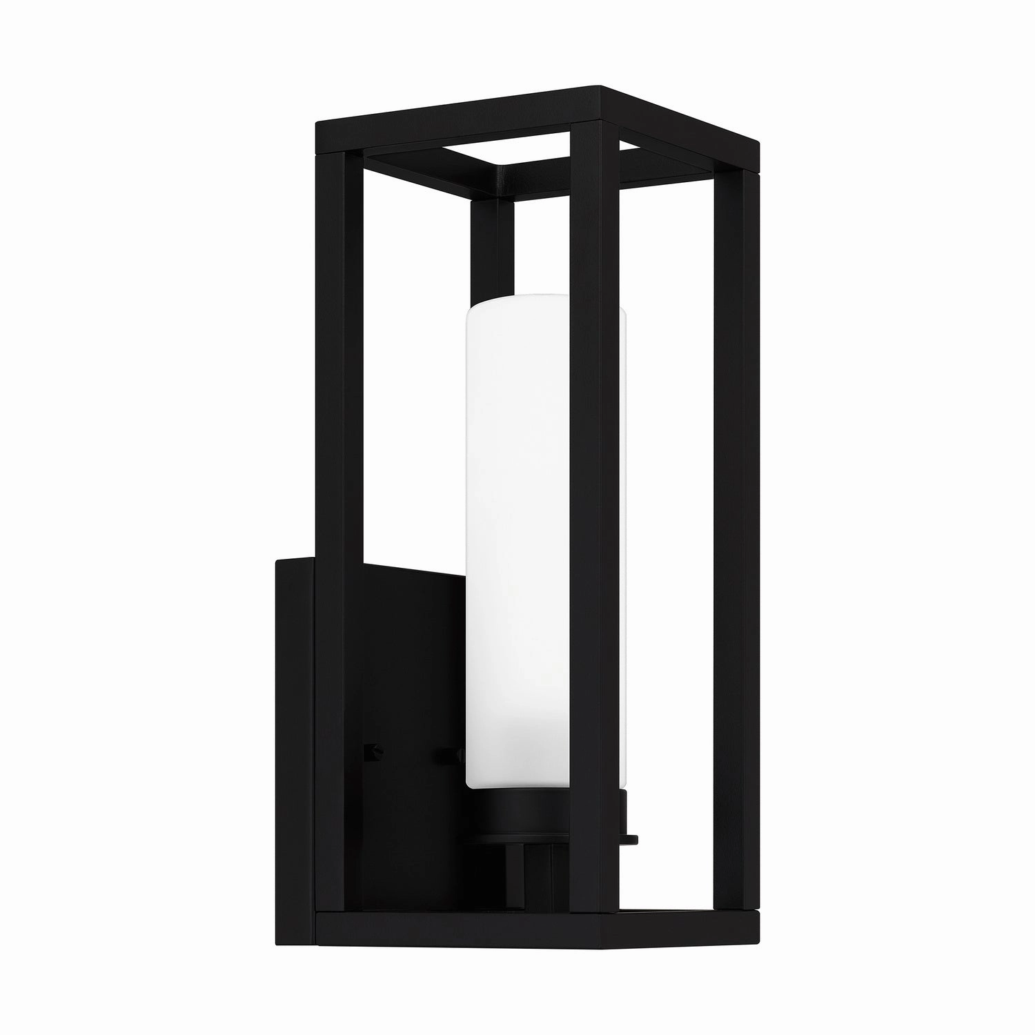 Neville One Light Outdoor Lantern Matte BlackOutdoor wall sconces with motion sensor