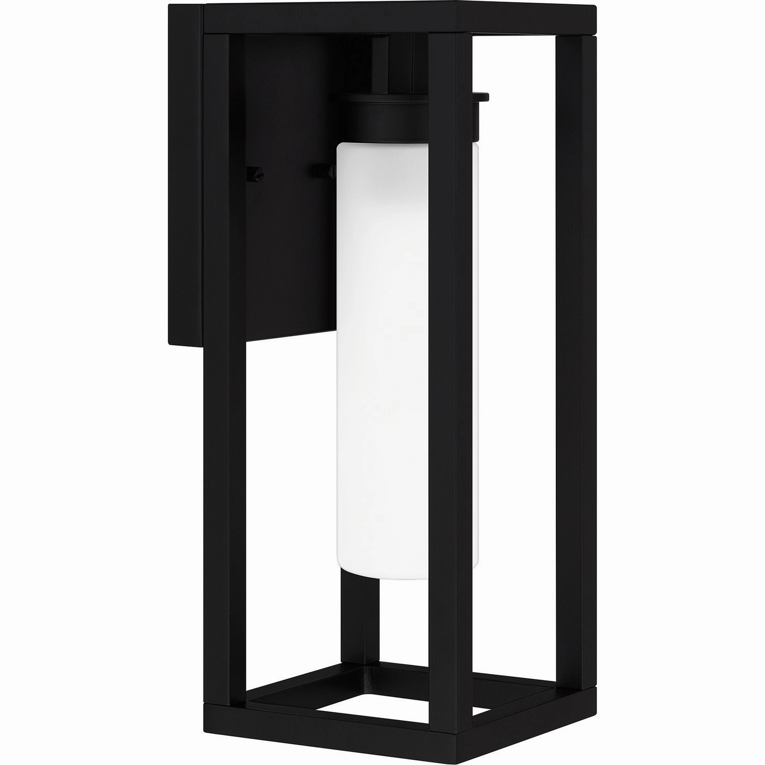 Neville One Light Outdoor Lantern Matte Black